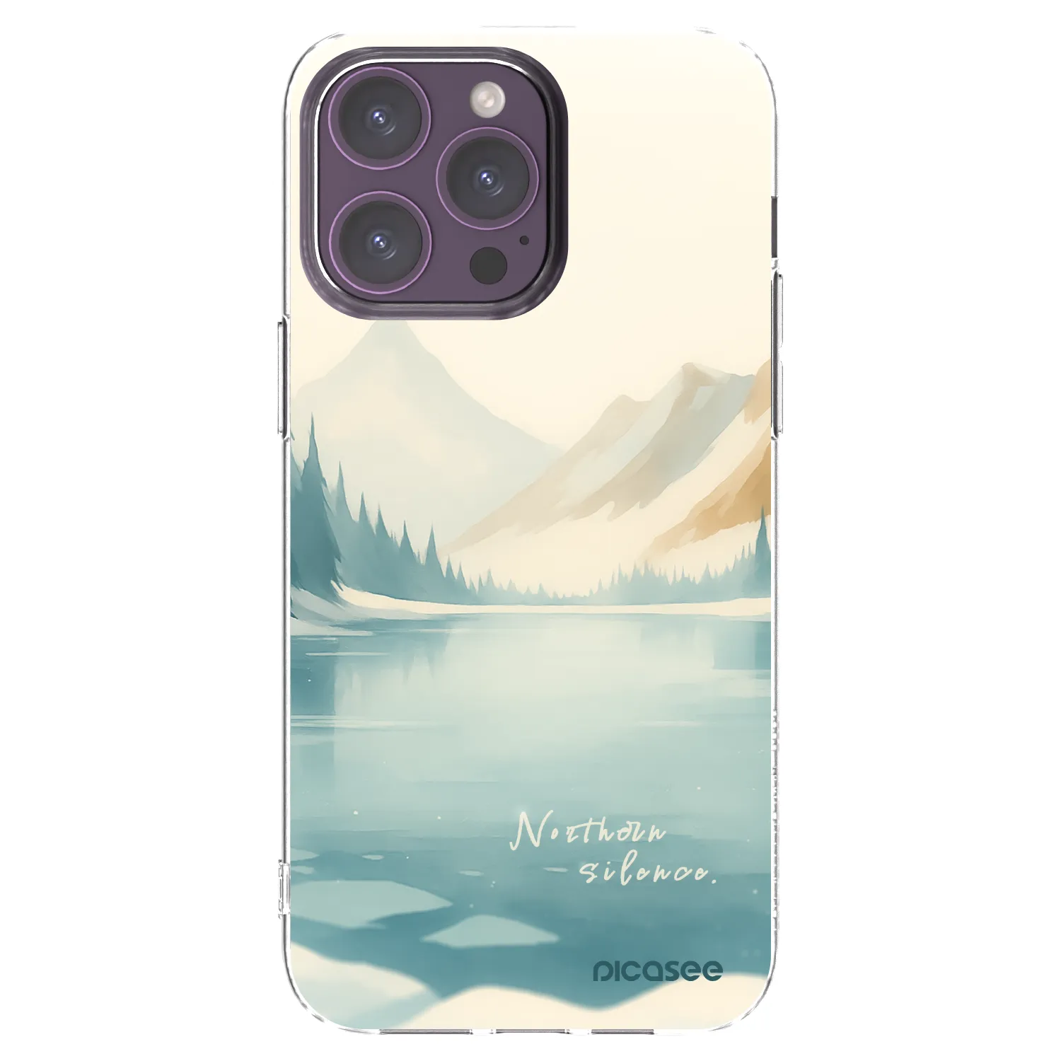Picasee silikonska prozirna maskica za Apple iPhone 14 Pro Max - NOTHERN SILENCE