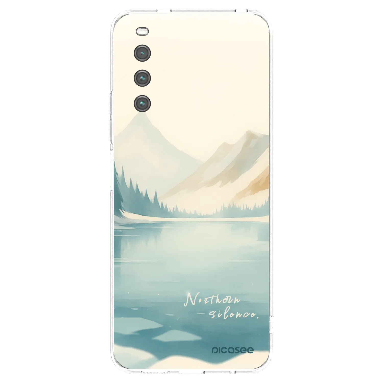 Picasee silikonska prozirna maskica za Sony Xperia 10 IV 5G - NOTHERN SILENCE