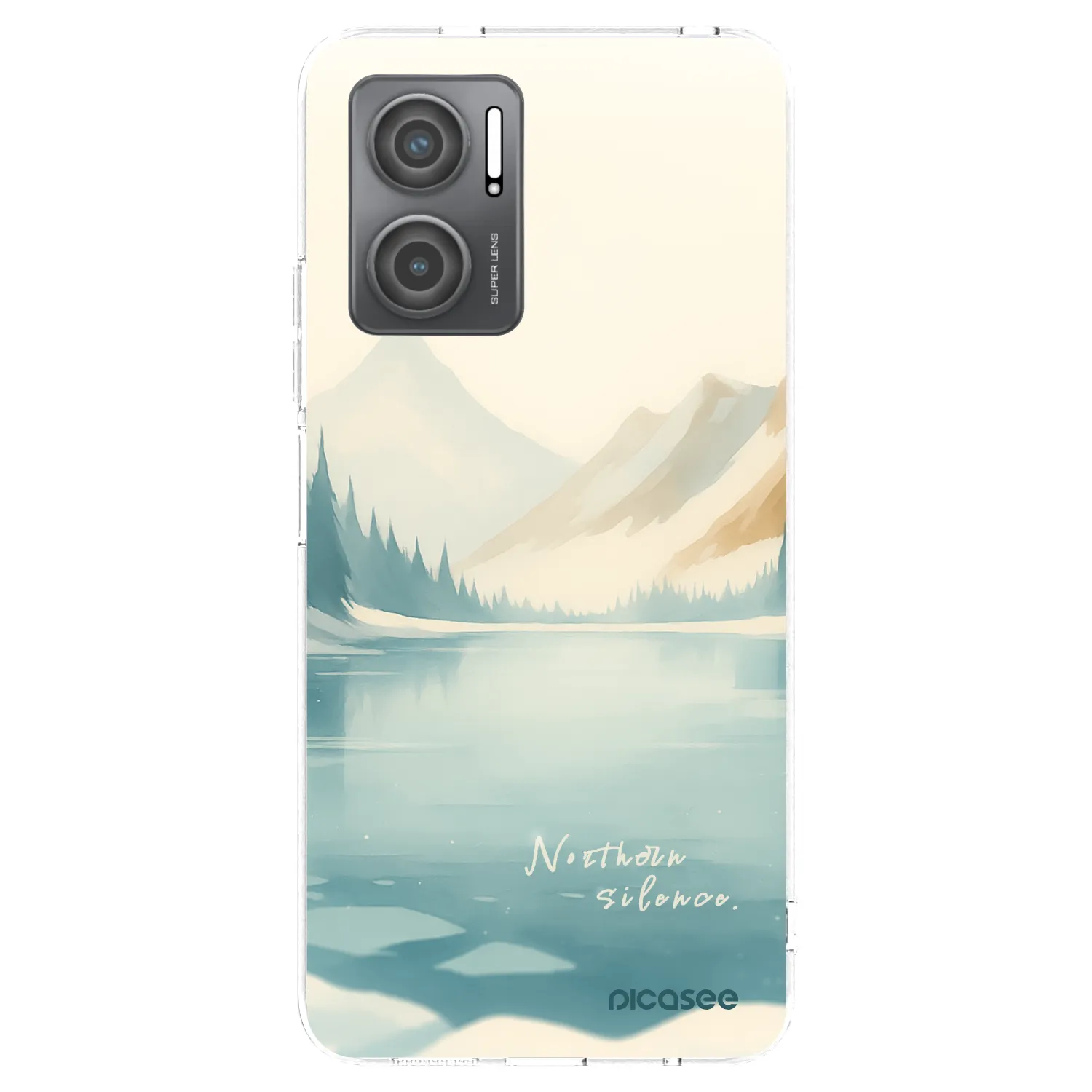 Picasee silikonska prozirna maskica za Xiaomi Redmi 10 5G - NOTHERN SILENCE