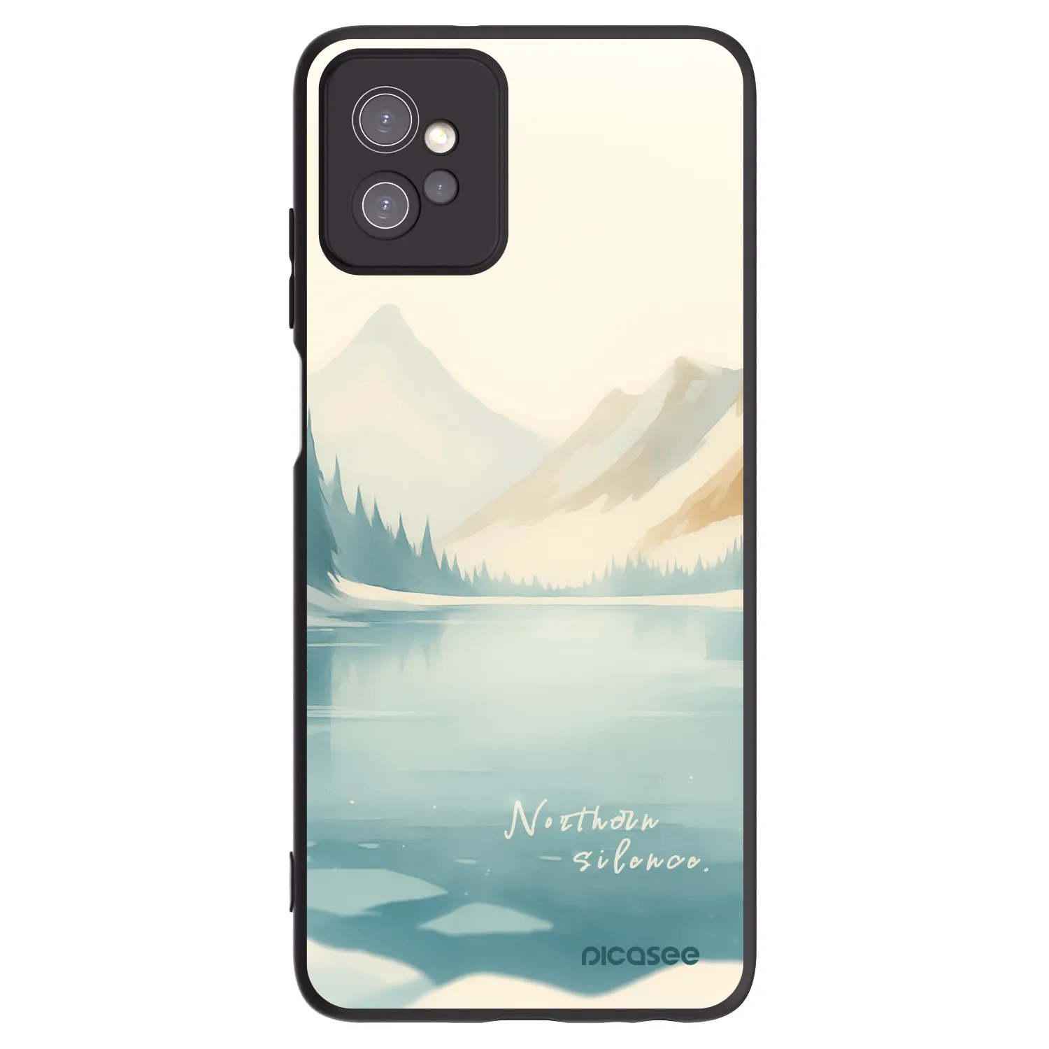 Picasee crna silikonska maskica za Motorola Moto G32 - NOTHERN SILENCE