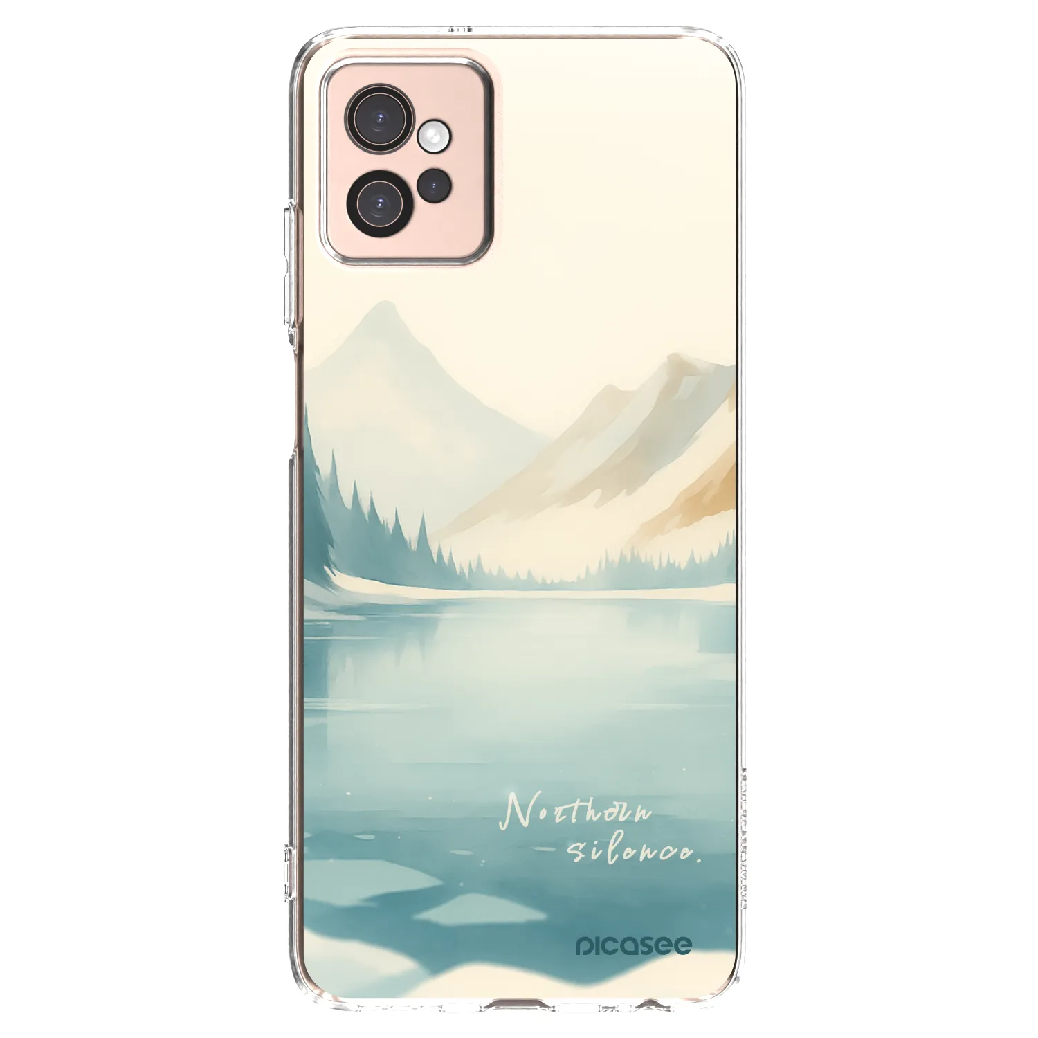 Picasee silikonska prozirna maskica za Motorola Moto G32 - NOTHERN SILENCE