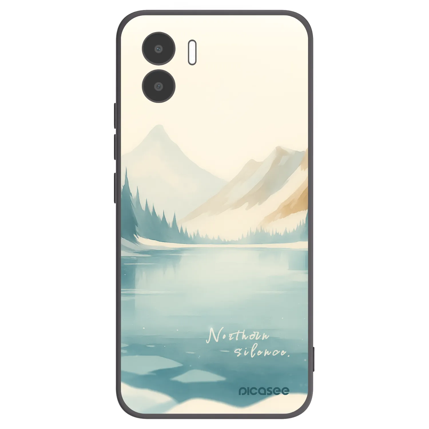 Picasee crna silikonska maskica za Xiaomi Redmi A1 - NOTHERN SILENCE