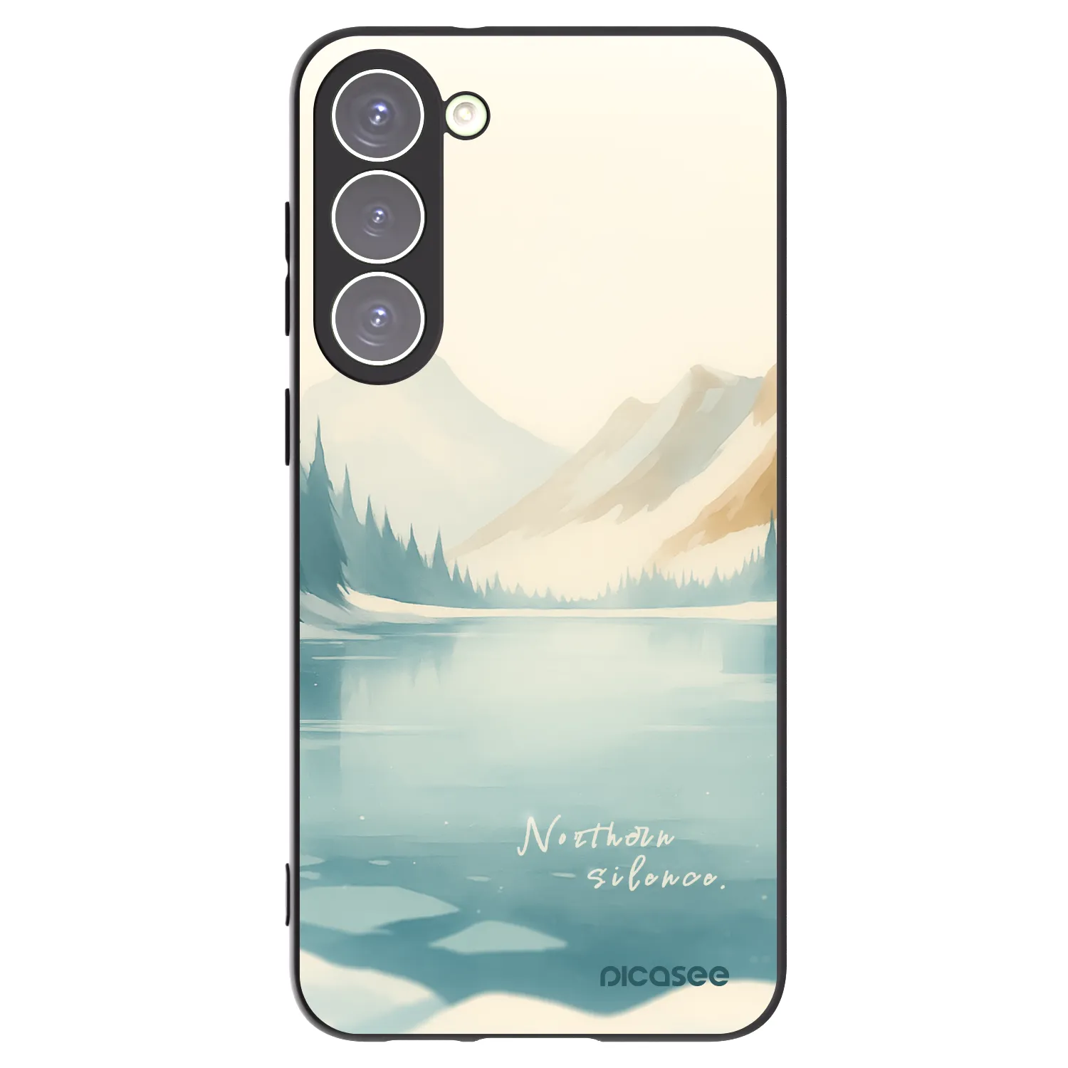 Picasee crna silikonska maskica za Samsung Galaxy S23+ 5G - NOTHERN SILENCE