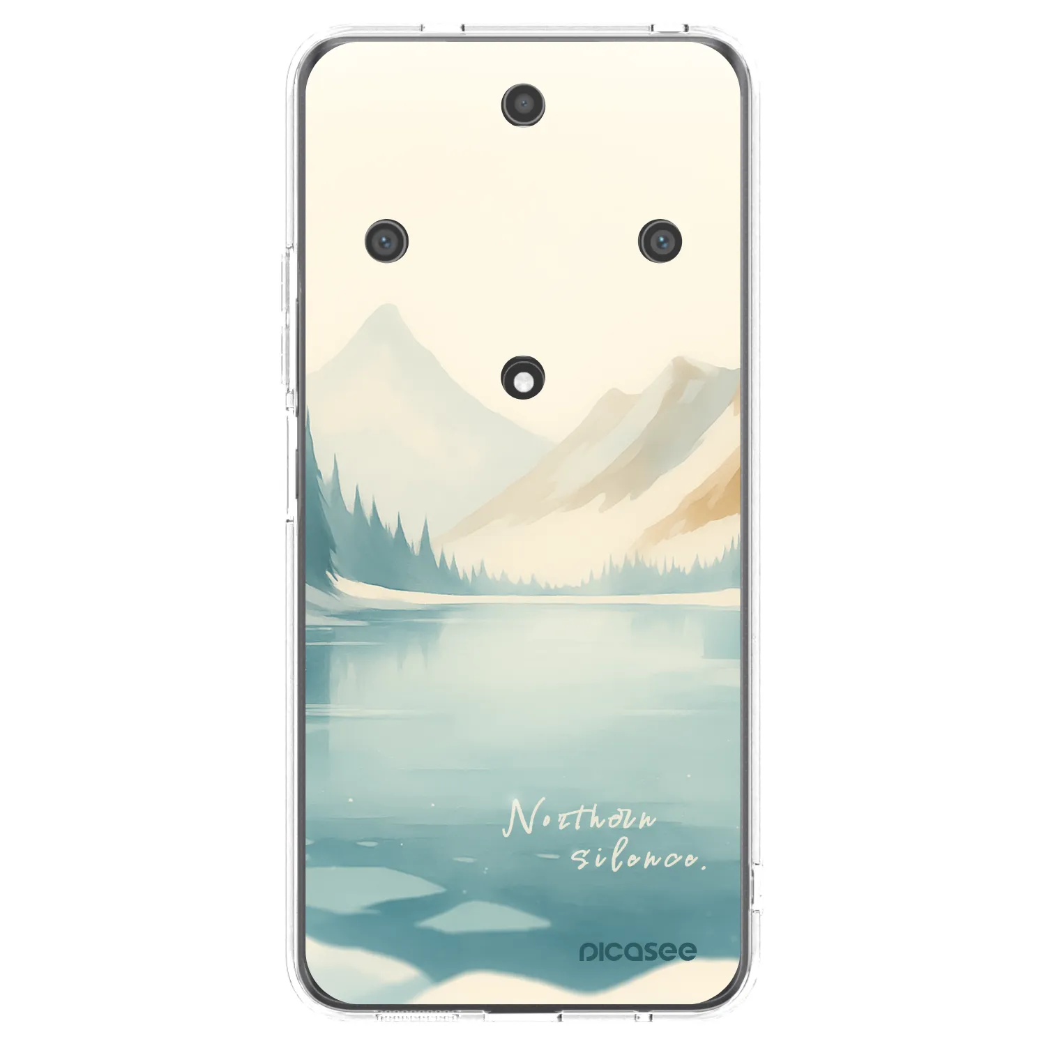 Picasee silikonska prozirna maskica za Honor Magic5 Lite 5G - NOTHERN SILENCE
