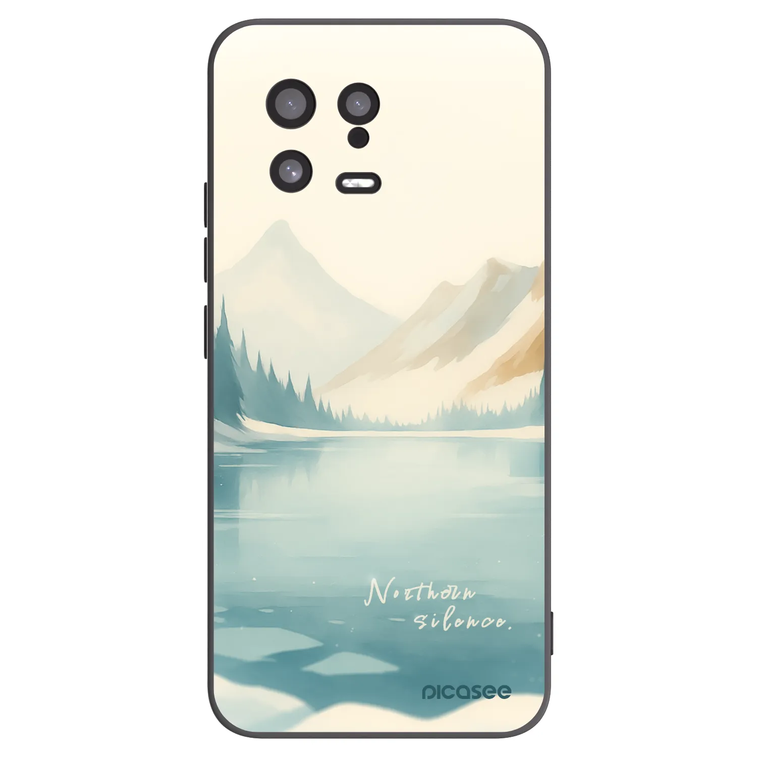 Picasee crna silikonska maskica za Xiaomi 13 - NOTHERN SILENCE