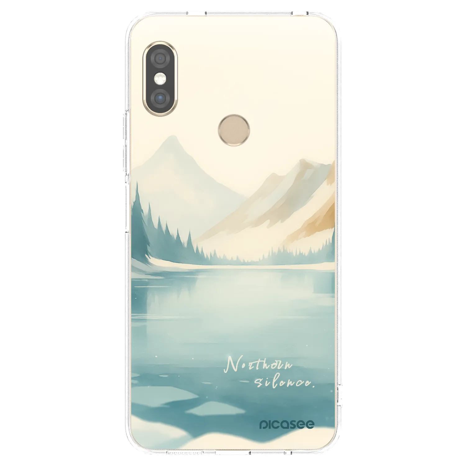 Picasee silikonska prozirna maskica za Xiaomi Redmi Note 5 Global - NOTHERN SILENCE
