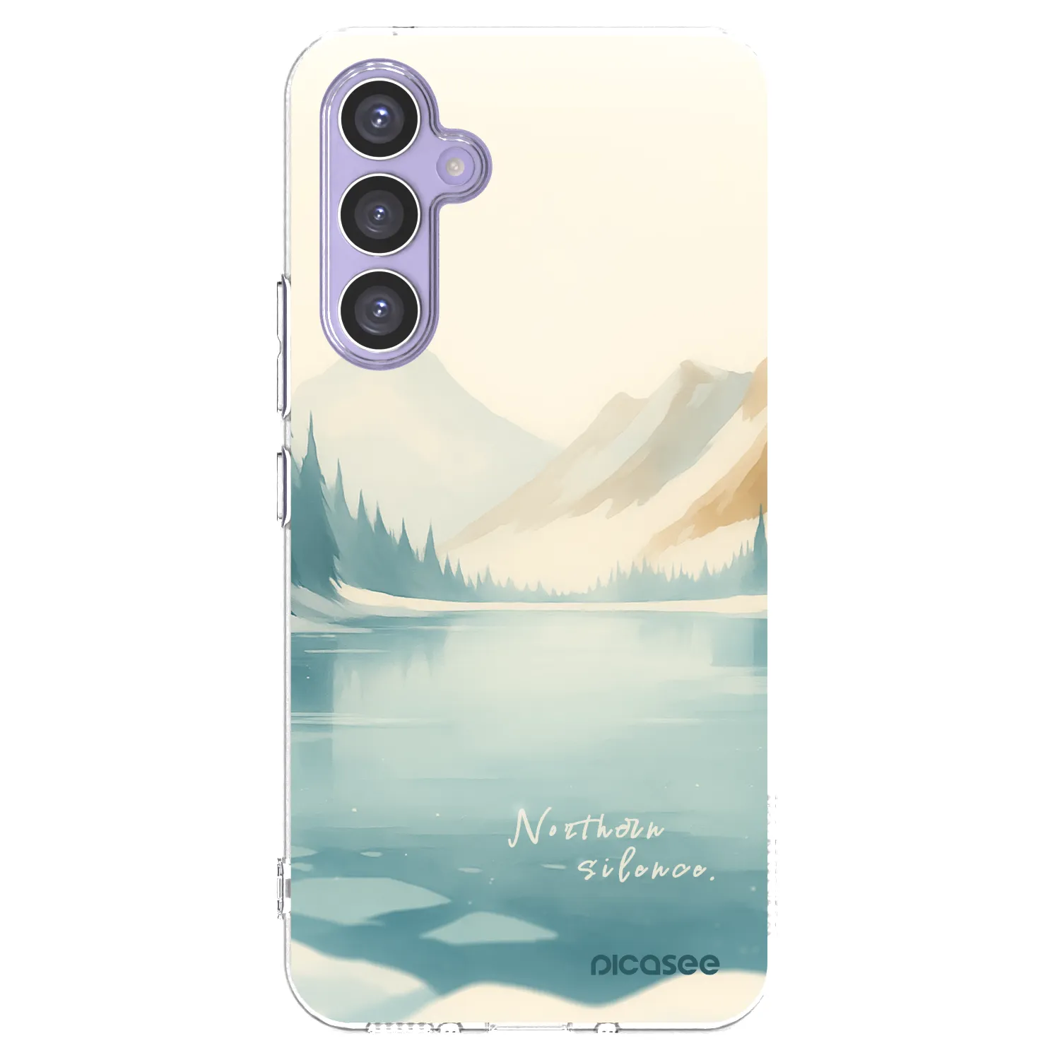 Picasee silikonska prozirna maskica za Samsung Galaxy A54 5G A546B - NOTHERN SILENCE