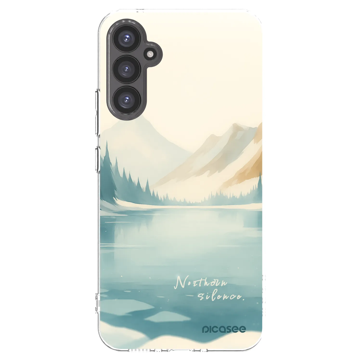 Picasee silikonska prozirna maskica za Samsung Galaxy A34 5G A346B - NOTHERN SILENCE