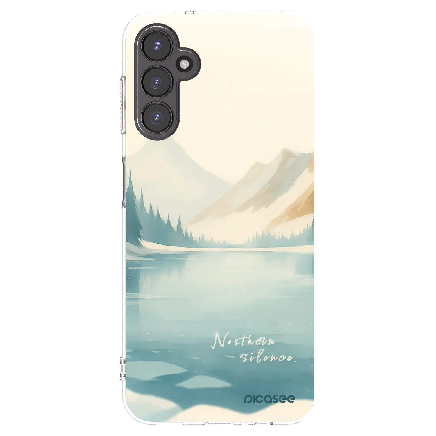 Picasee silikonska prozirna maskica za Samsung Galaxy A14 5G A146P - NOTHERN SILENCE