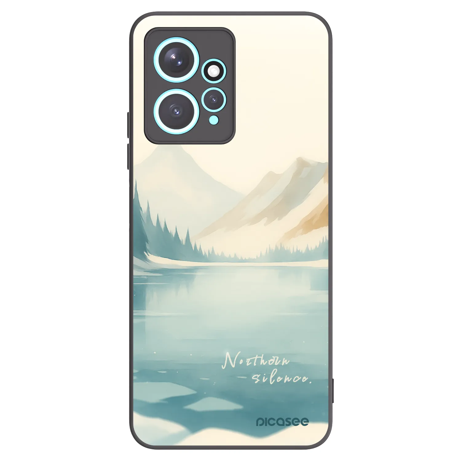 Picasee crna silikonska maskica za Xiaomi Redmi Note 12 4G - NOTHERN SILENCE