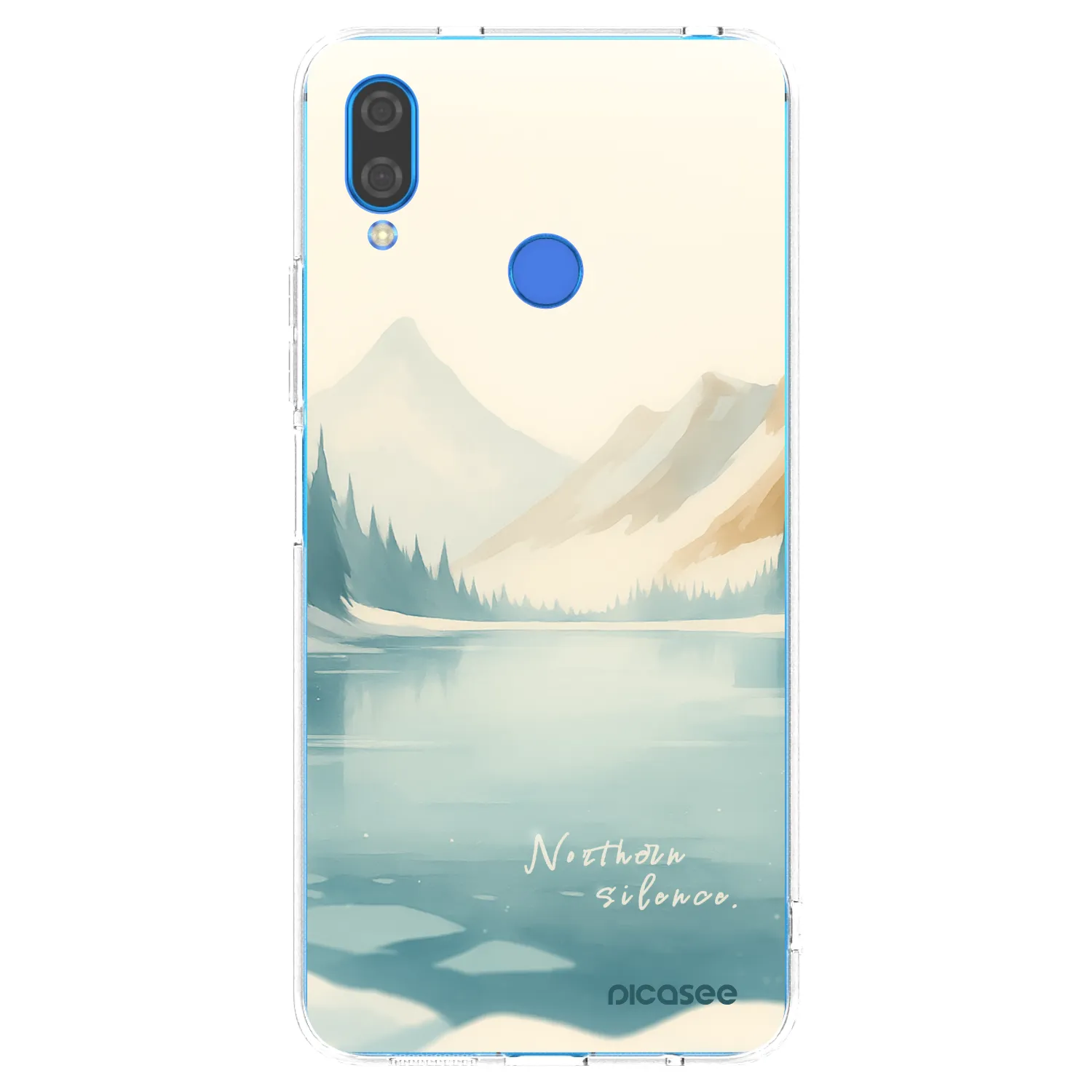 Picasee silikonska prozirna maskica za Huawei Nova 3 - NOTHERN SILENCE