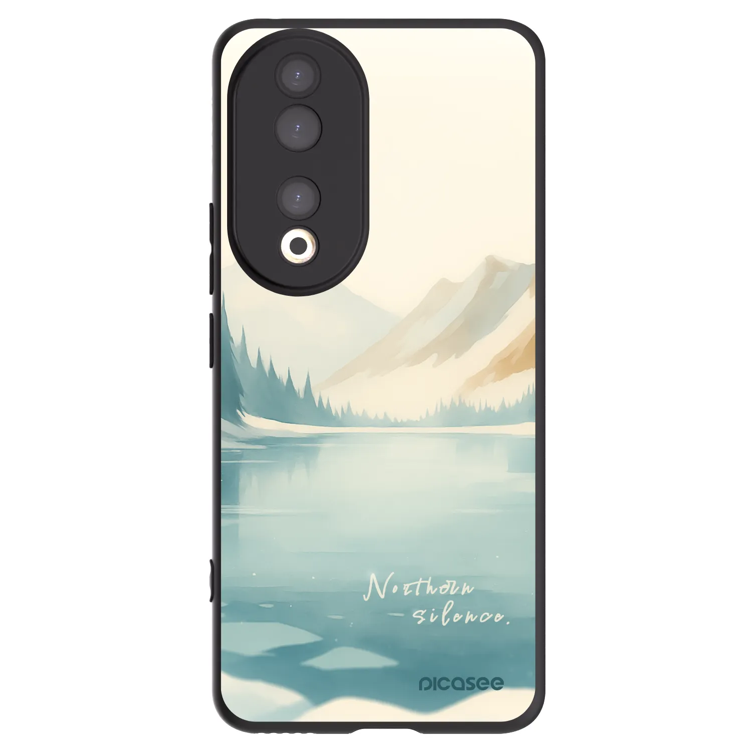 Picasee crna silikonska maskica za Honor 90 5G - NOTHERN SILENCE