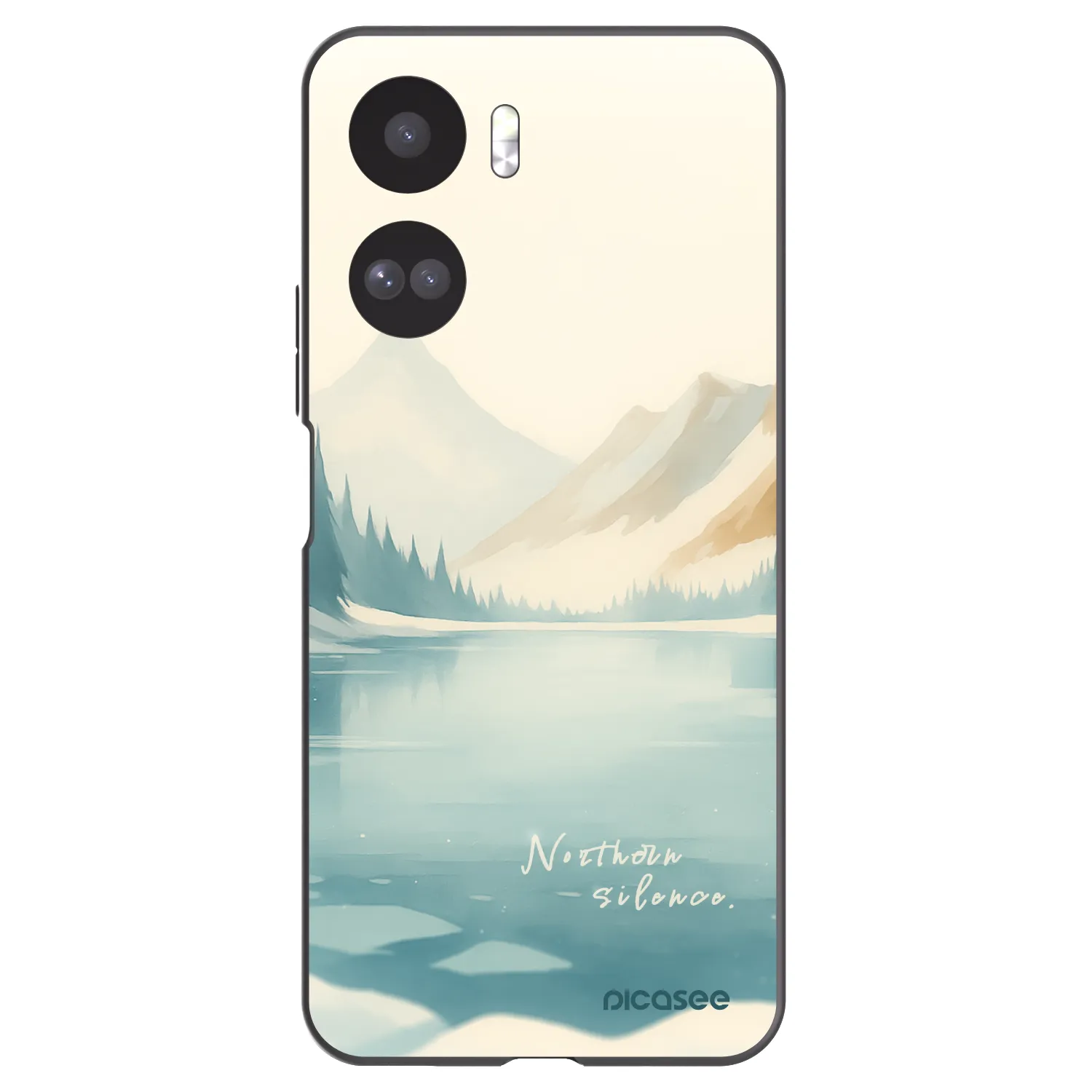 Picasee crna silikonska maskica za Honor 90 Lite 5G - NOTHERN SILENCE