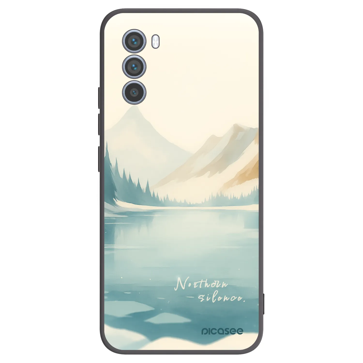 Picasee crna silikonska maskica za Motorola Moto G62 - NOTHERN SILENCE