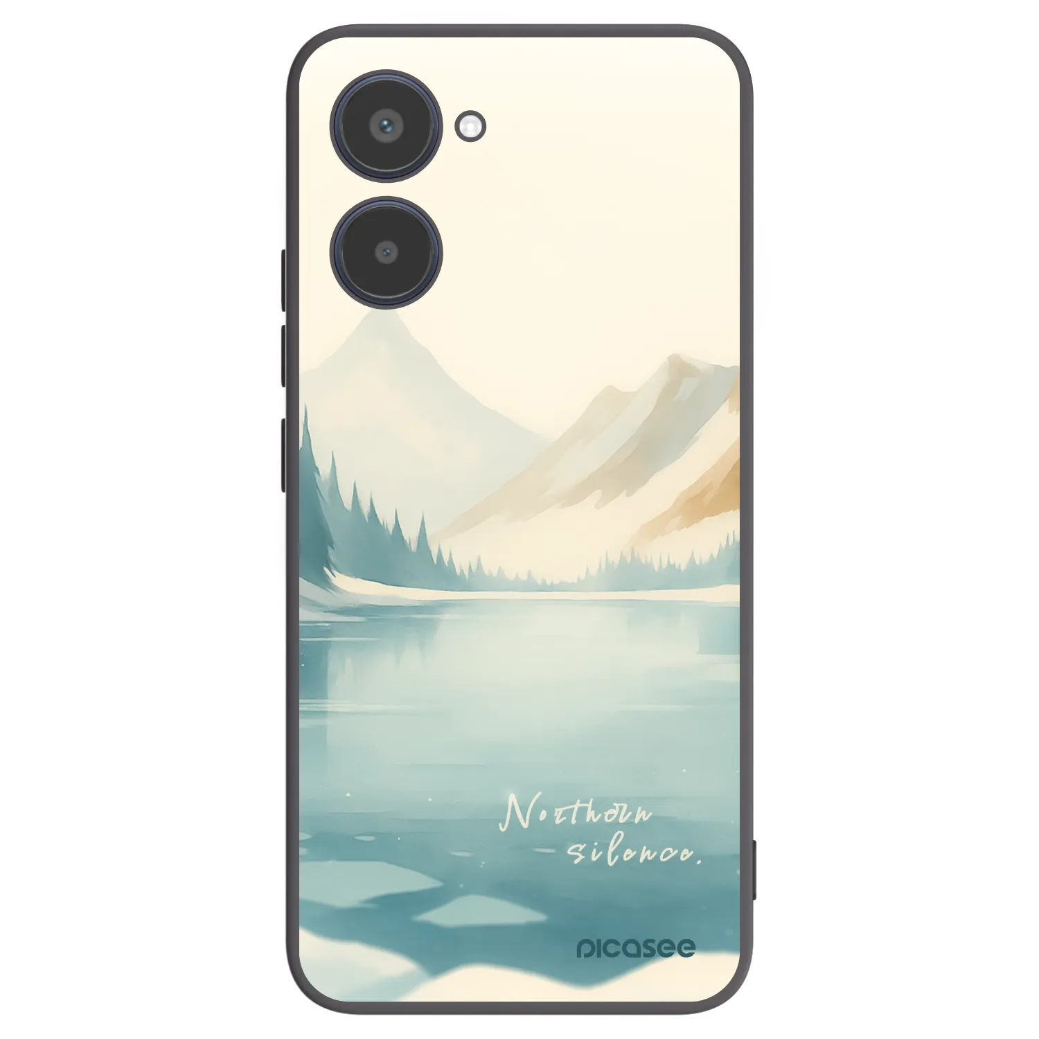 Picasee crna silikonska maskica za Realme 10 4G - NOTHERN SILENCE