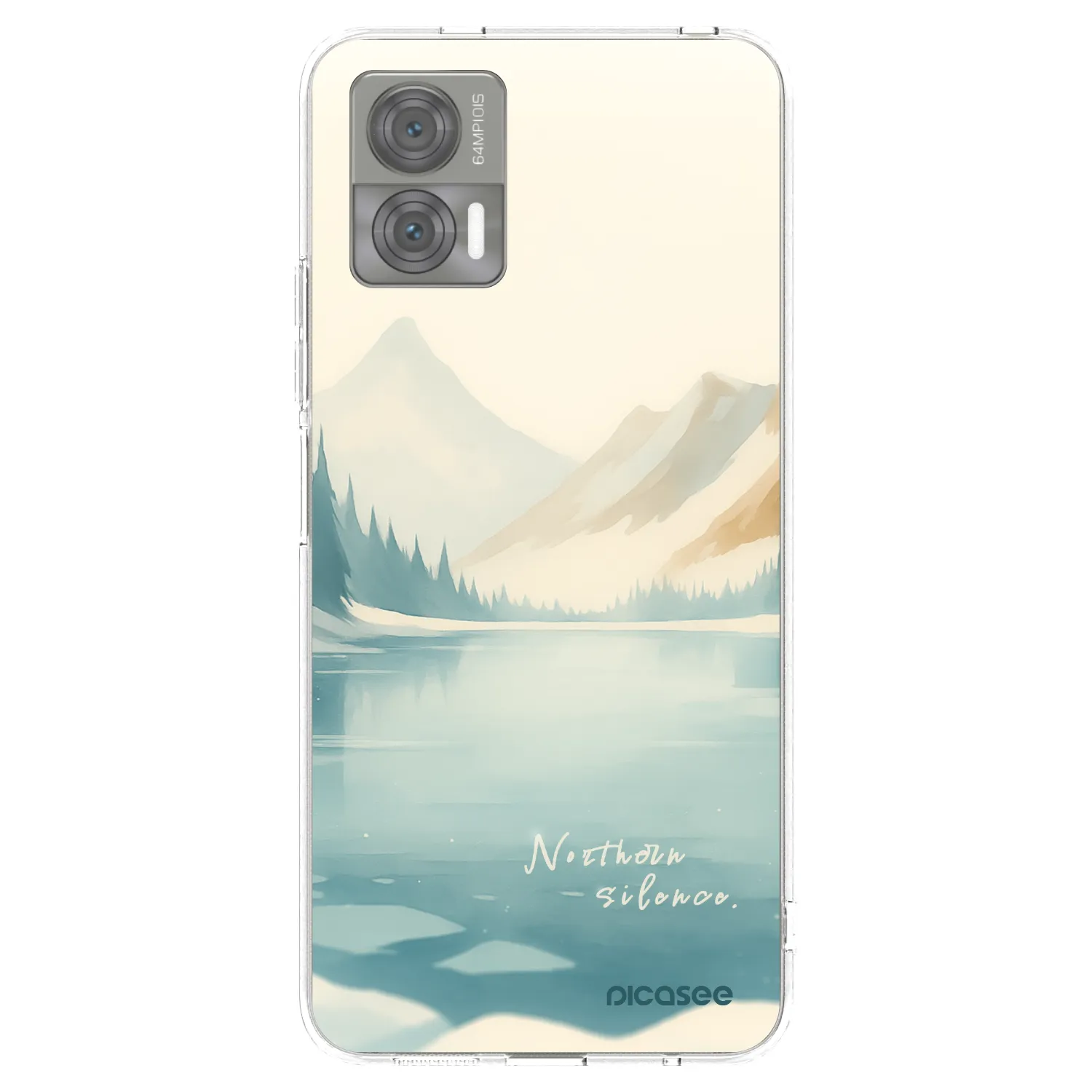 Picasee silikonska prozirna maskica za Motorola Edge 30 Neo - NOTHERN SILENCE