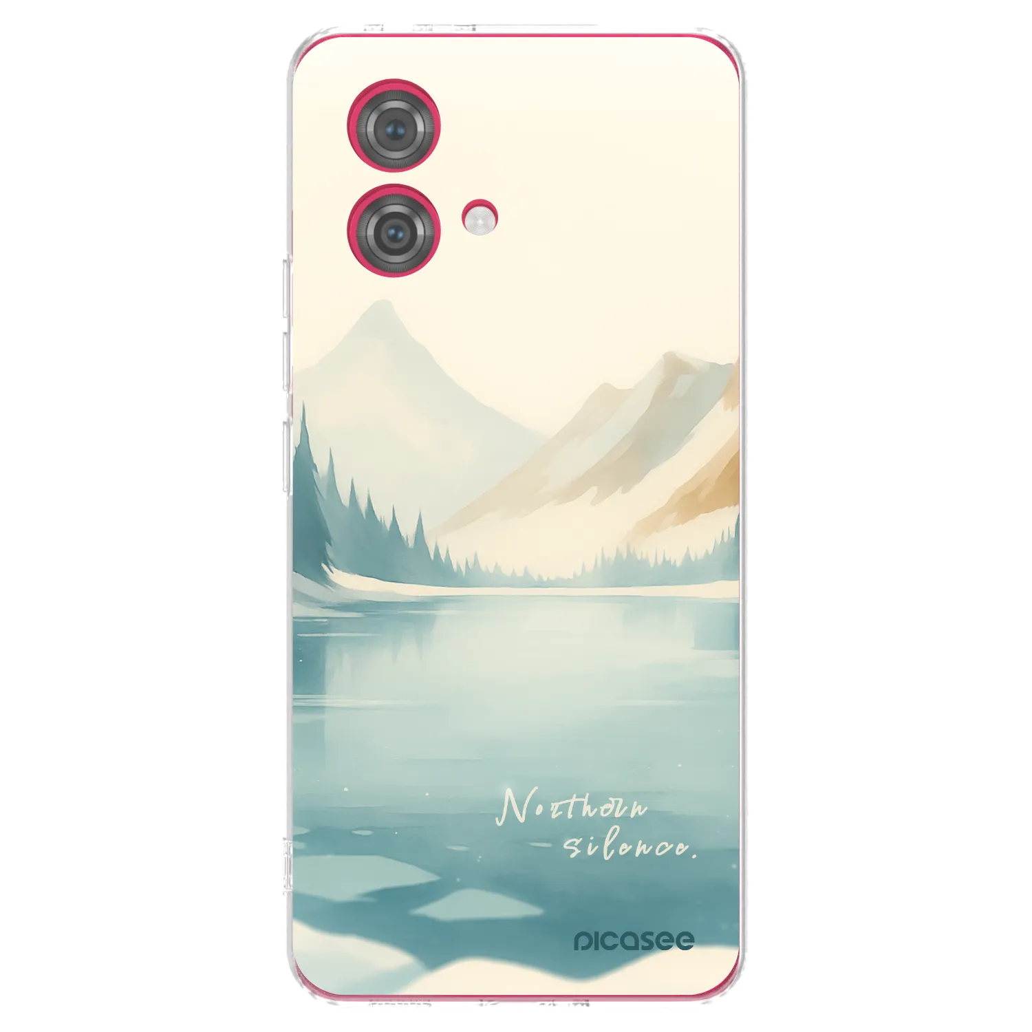 Picasee silikonska prozirna maskica za Motorola Moto G84 5G - NOTHERN SILENCE