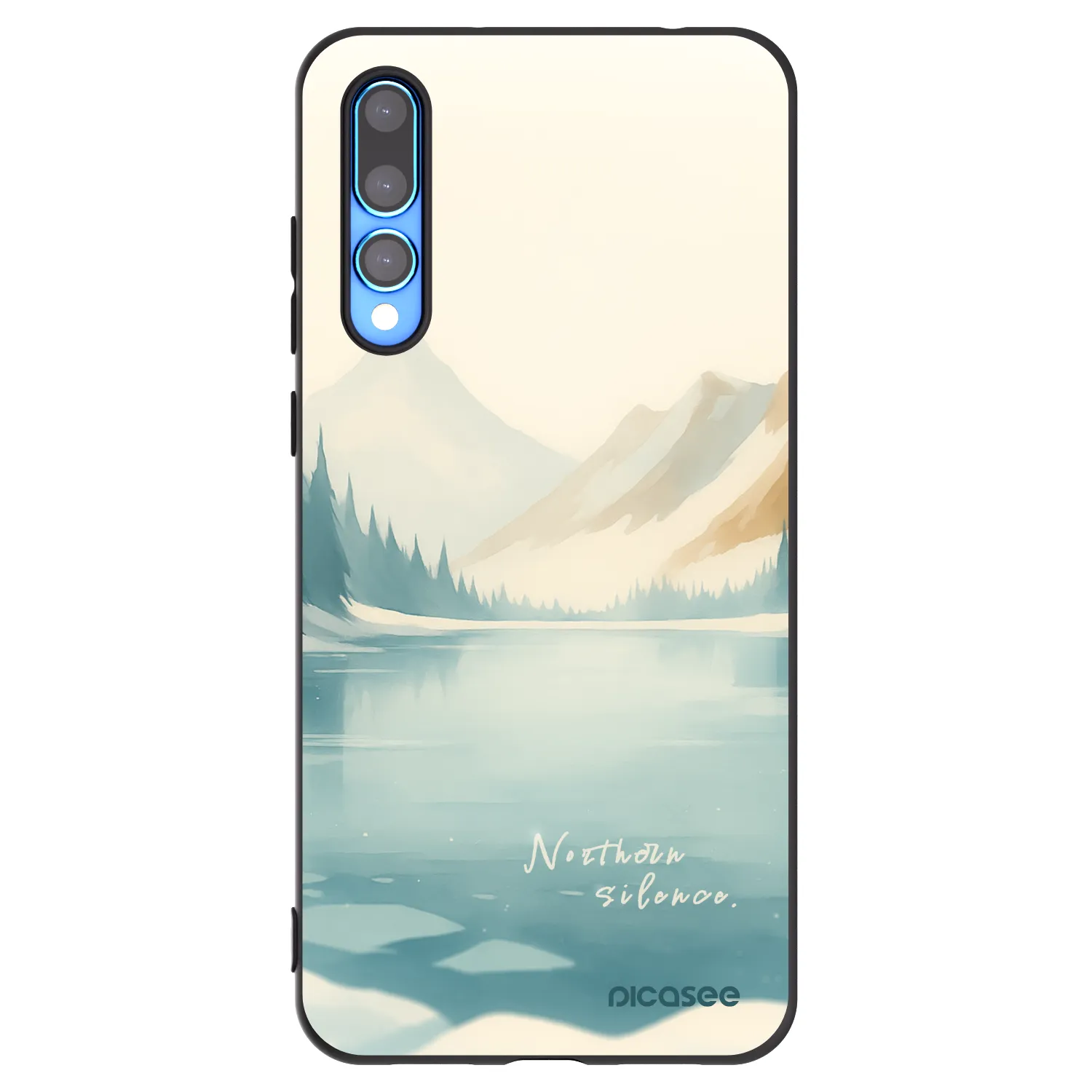 Picasee crna silikonska maskica za Huawei P20 Pro - NOTHERN SILENCE