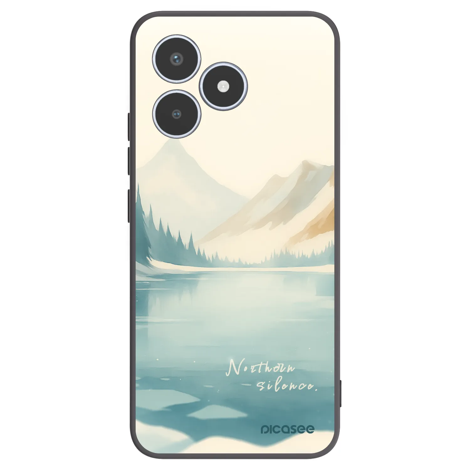 Picasee crna silikonska maskica za Realme C53 - NOTHERN SILENCE