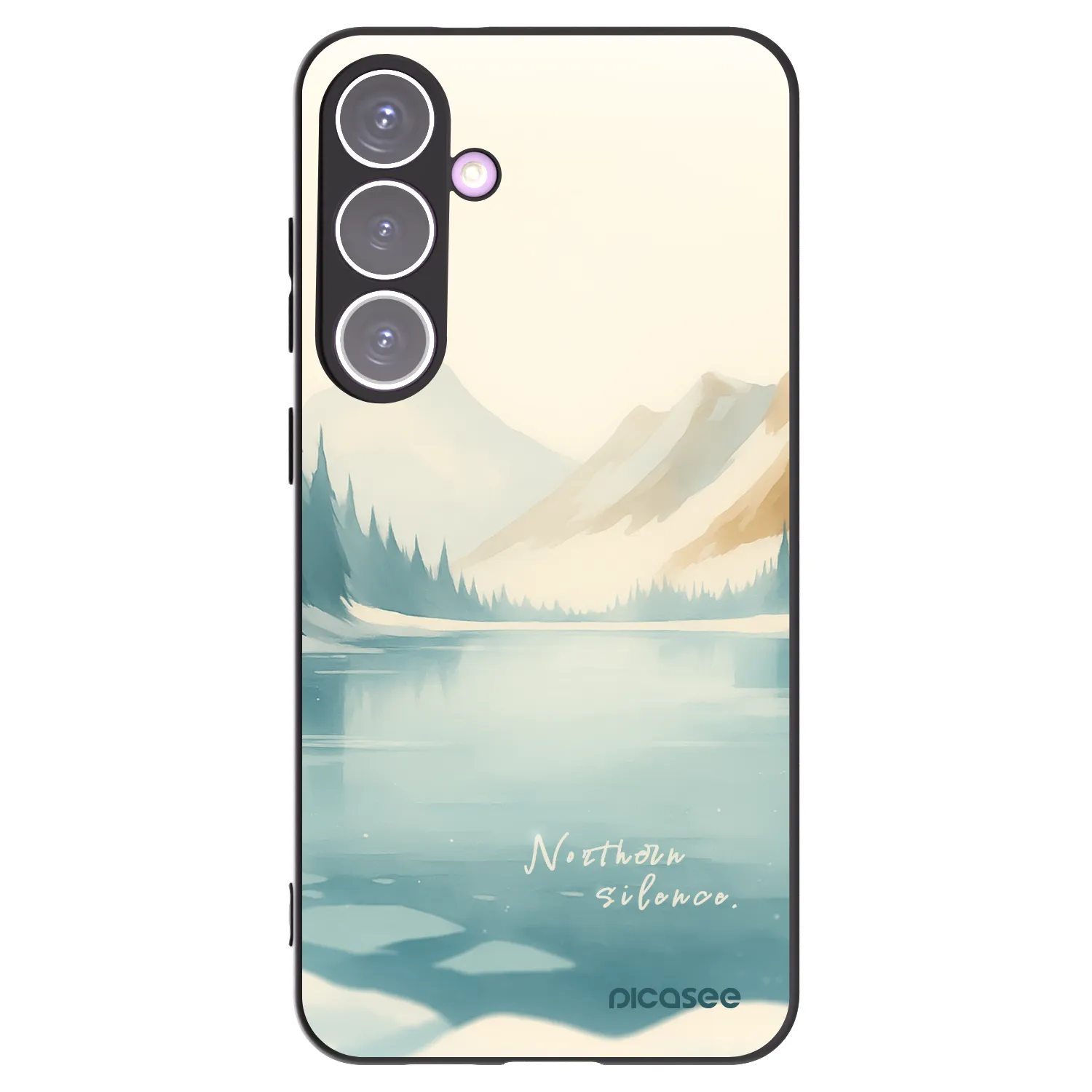 Picasee crna silikonska maskica za Samsung Galaxy S24+ S926B 5G - NOTHERN SILENCE