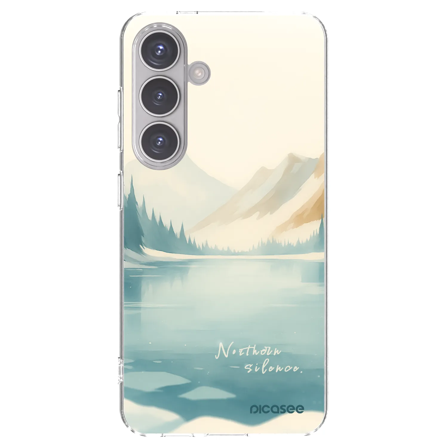 Picasee silikonska prozirna maskica za Samsung Galaxy S24 S921B 5G - NOTHERN SILENCE