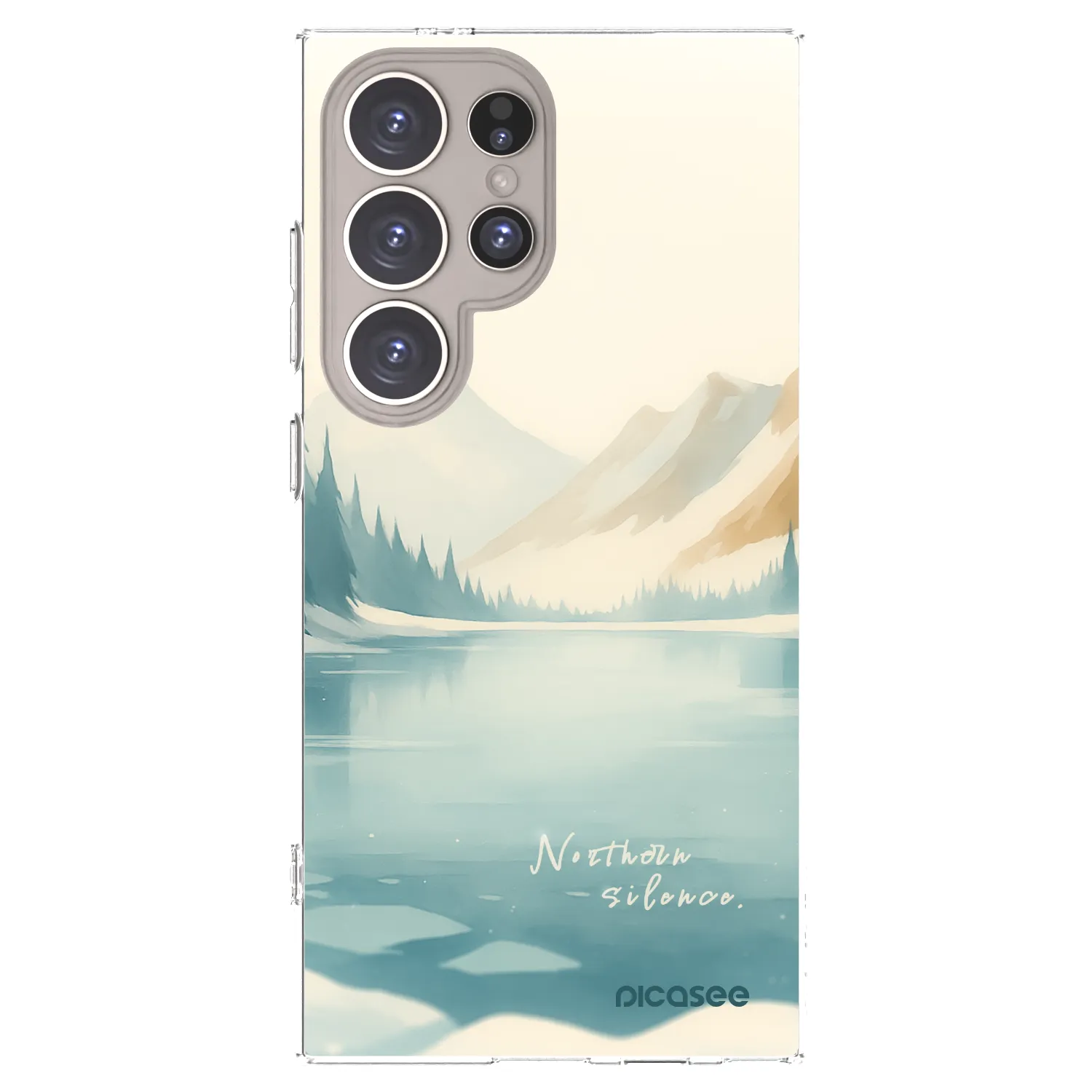 Picasee silikonska prozirna maskica za Samsung Galaxy S24 Ultra S928B 5G - NOTHERN SILENCE