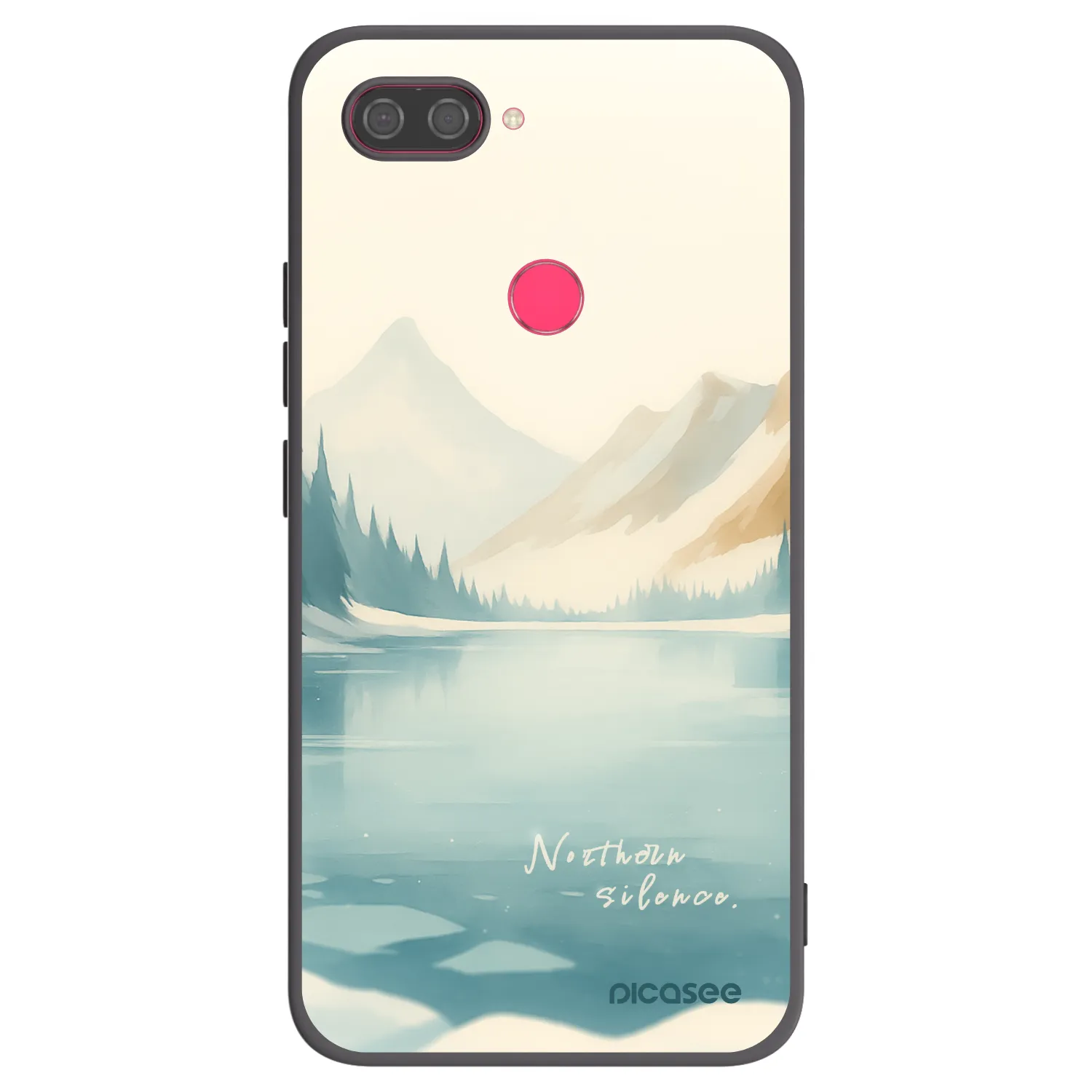 Picasee crna silikonska maskica za Xiaomi Mi 8 Lite - NOTHERN SILENCE