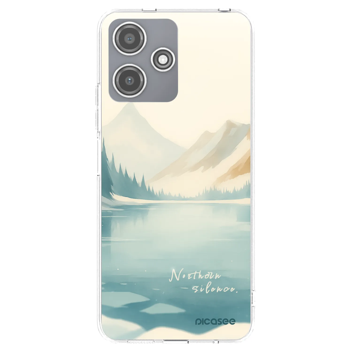 Picasee silikonska prozirna maskica za Xiaomi Redmi 12 5G - NOTHERN SILENCE