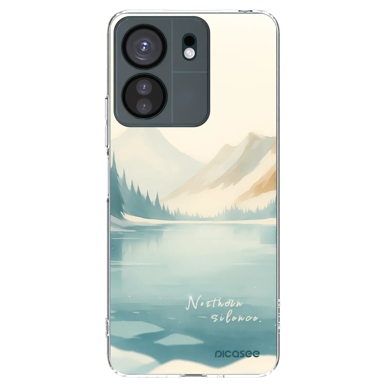 Picasee silikonska prozirna maskica za Xiaomi Redmi 13C 4G - NOTHERN SILENCE