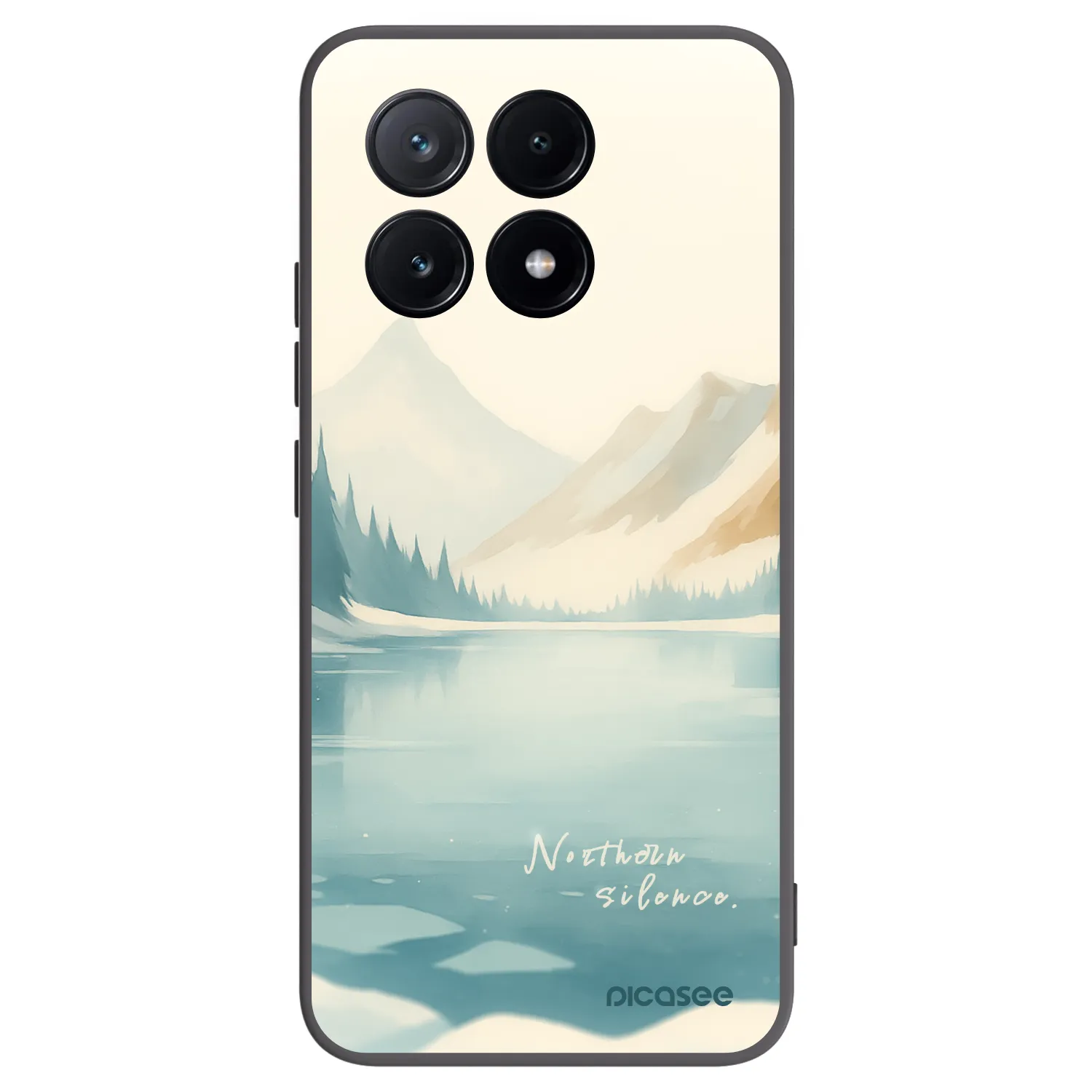 Picasee crna silikonska maskica za Xiaomi Poco X6 Pro - NOTHERN SILENCE