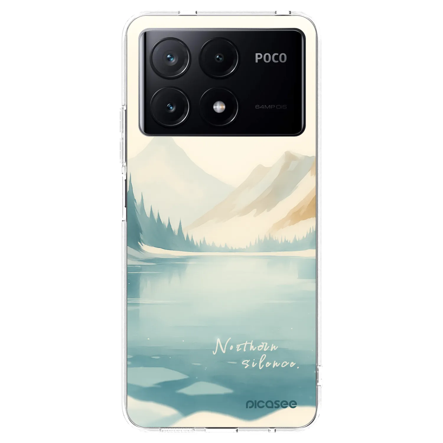 Picasee silikonska prozirna maskica za Xiaomi Poco X6 Pro - NOTHERN SILENCE