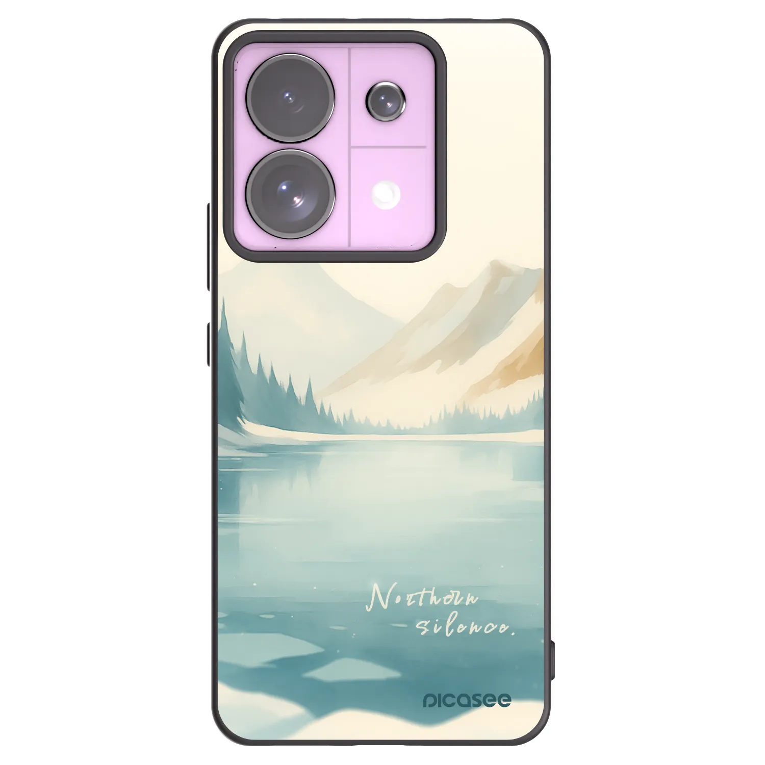 Picasee crna silikonska maskica za Xiaomi Redmi Note 13 Pro 5G - NOTHERN SILENCE
