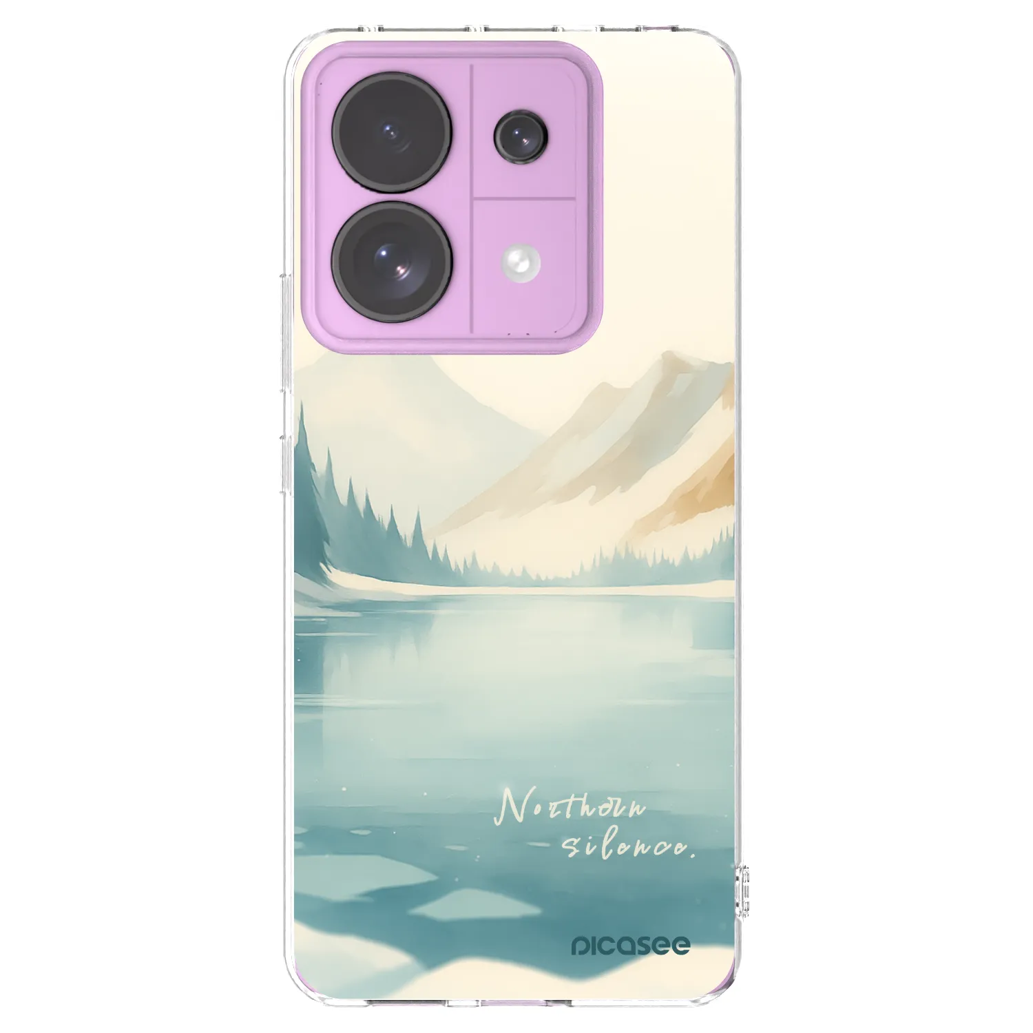 Picasee silikonska prozirna maskica za Xiaomi Redmi Note 13 Pro 5G - NOTHERN SILENCE