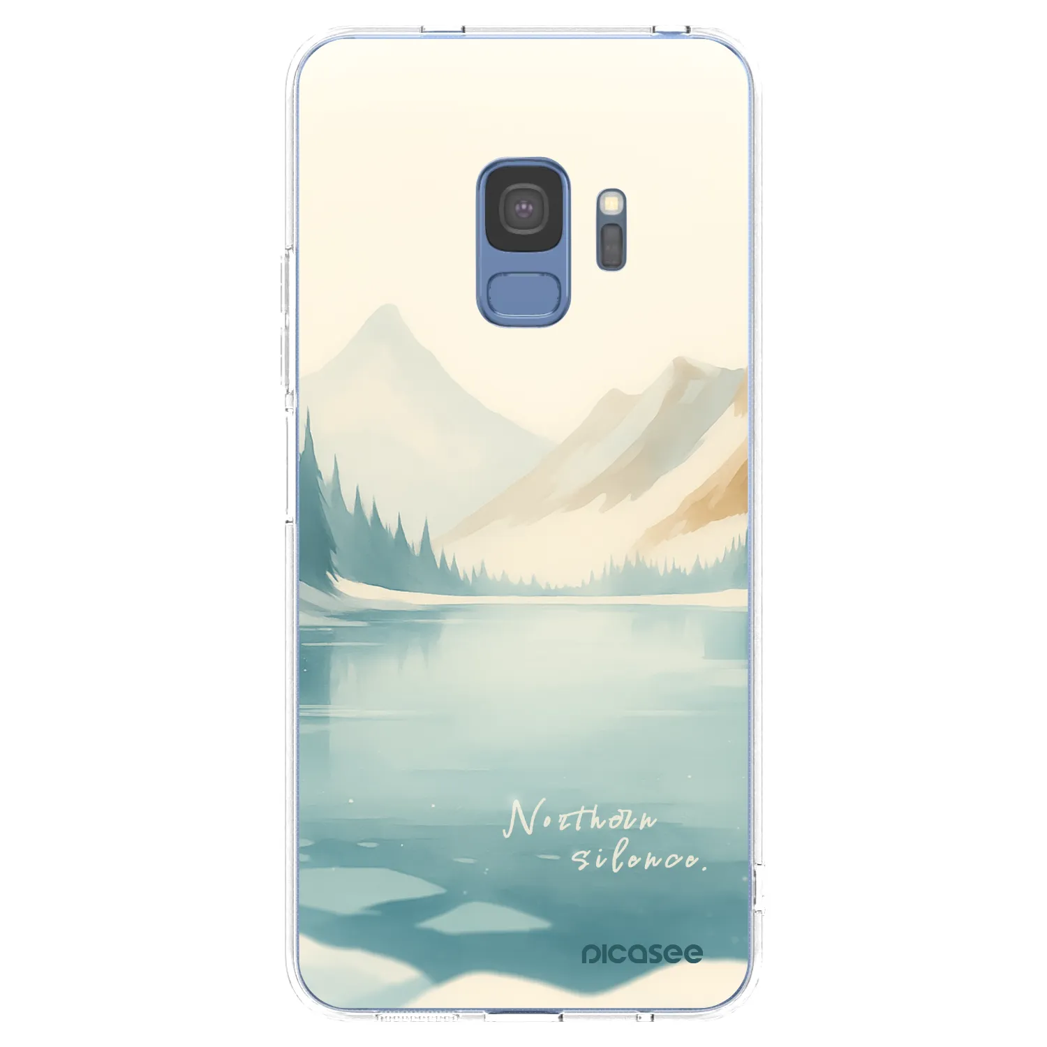 Picasee silikonska prozirna maskica za Samsung Galaxy S9 G960F - NOTHERN SILENCE