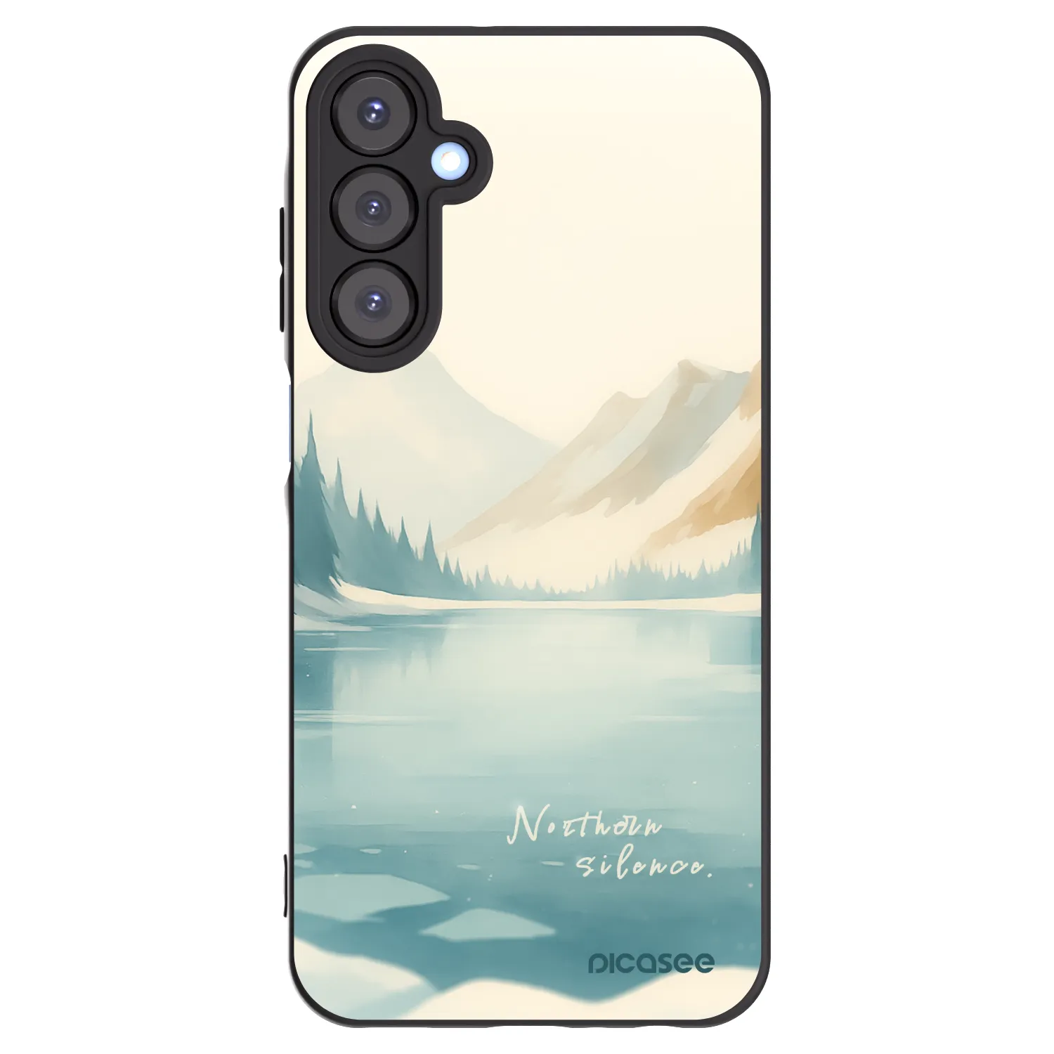 Picasee crna silikonska maskica za Samsung Galaxy A25 A256B 5G - NOTHERN SILENCE