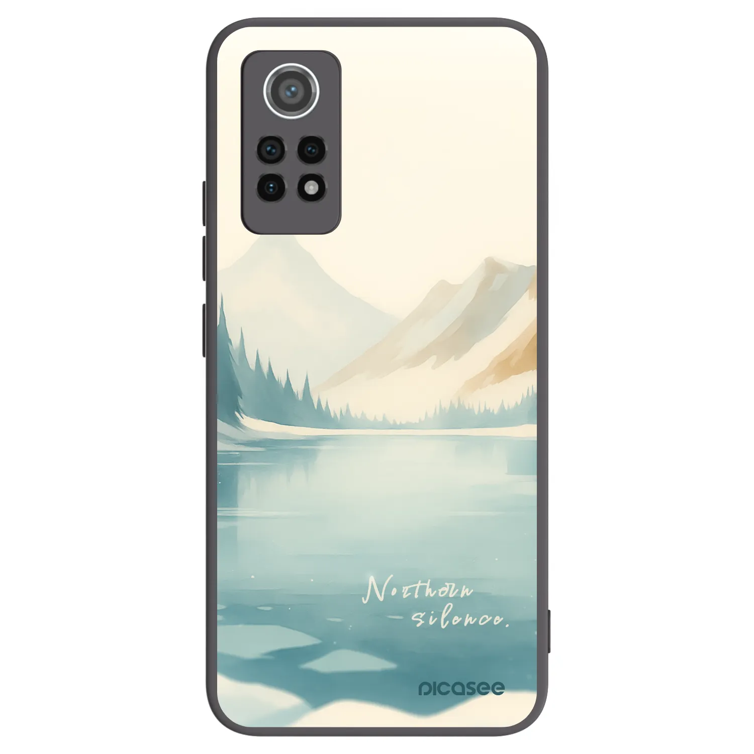 Picasee crna silikonska maskica za Xiaomi Redmi Note 12 Pro 4G - NOTHERN SILENCE