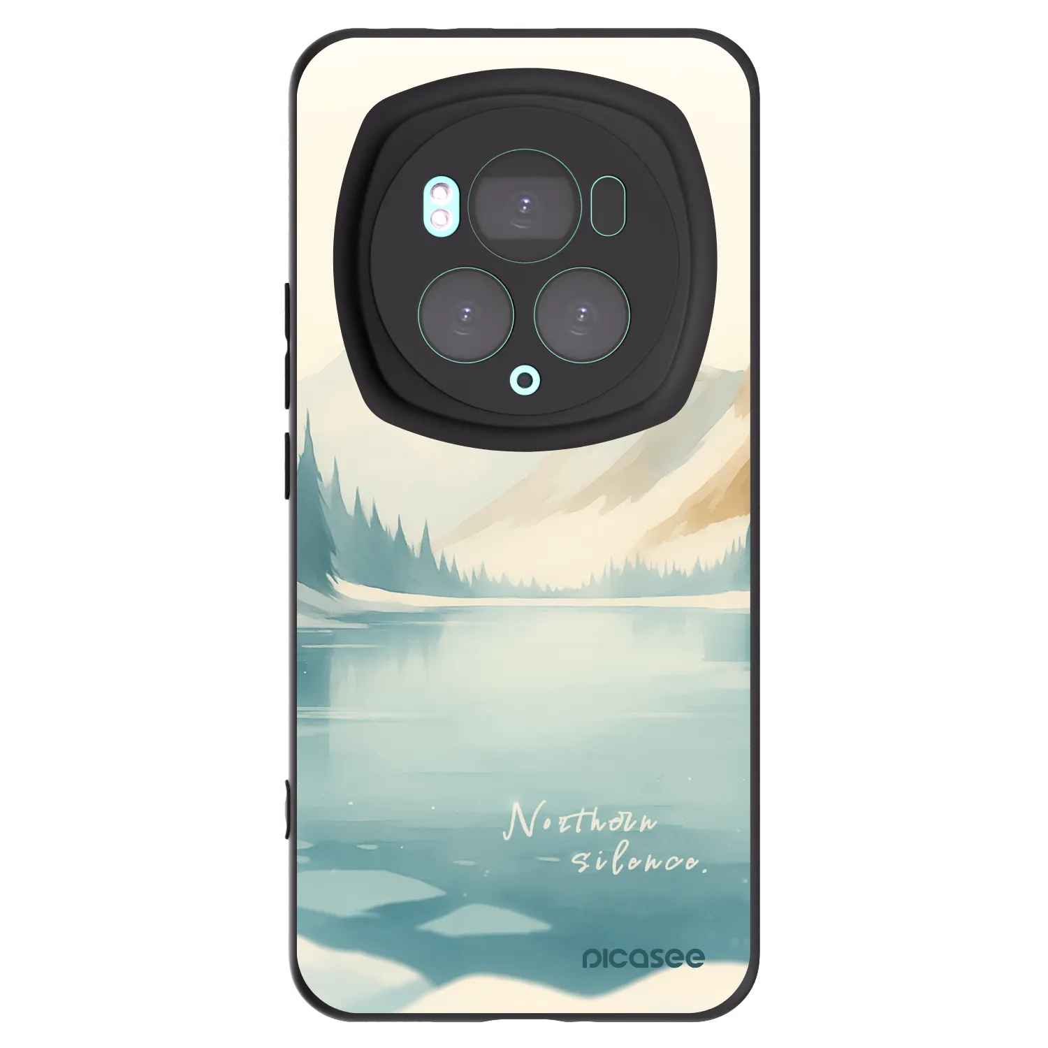 Picasee crna silikonska maskica za Honor Magic6 Pro - NOTHERN SILENCE