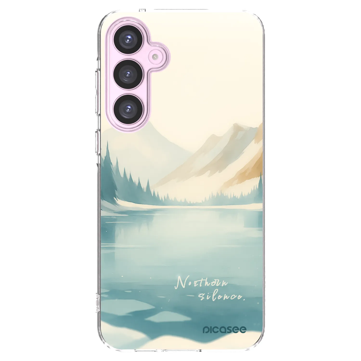 Picasee silikonska prozirna maskica za Samsung Galaxy A55 5G A556B - NOTHERN SILENCE