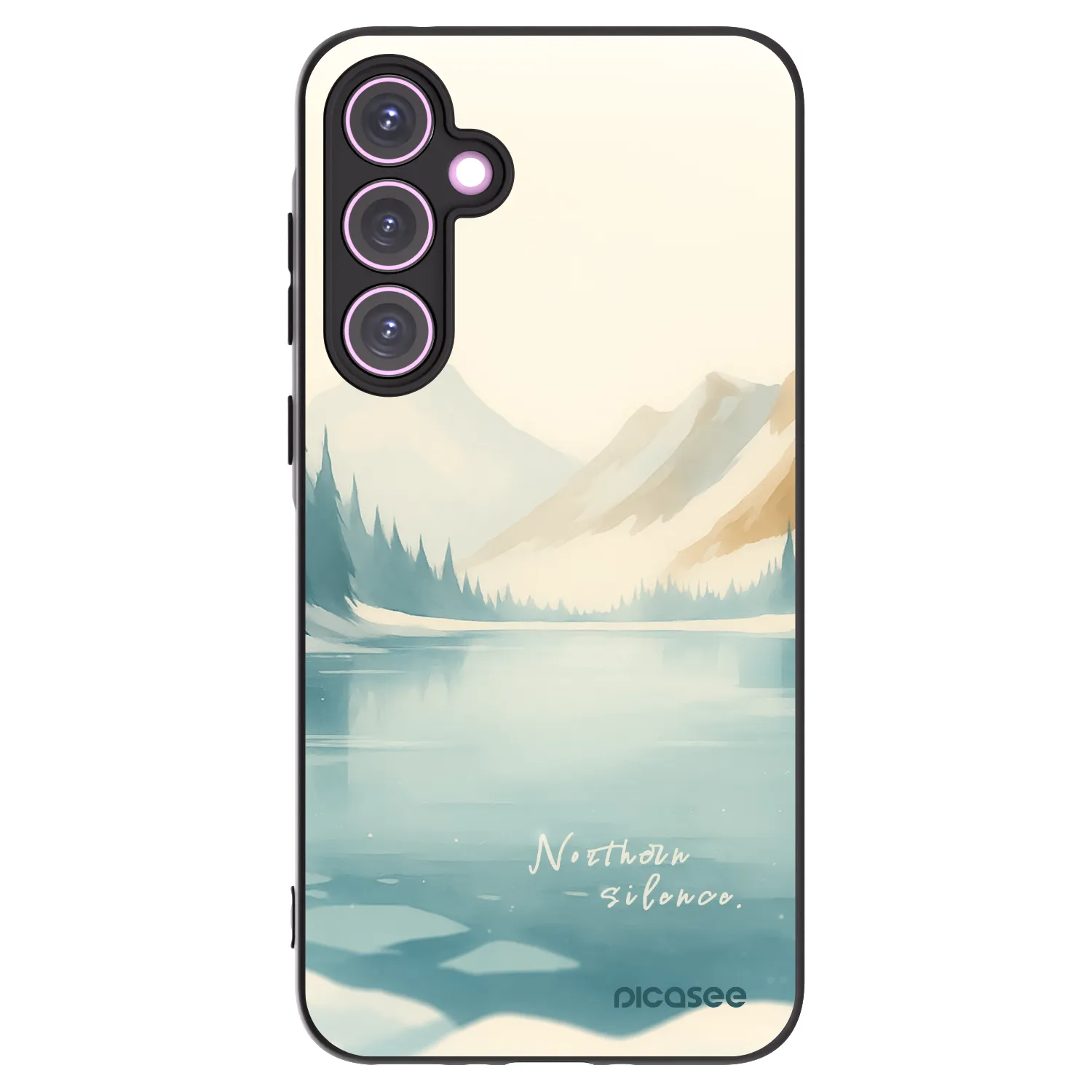 Picasee crna silikonska maskica za Samsung Galaxy A35 5G A356B - NOTHERN SILENCE