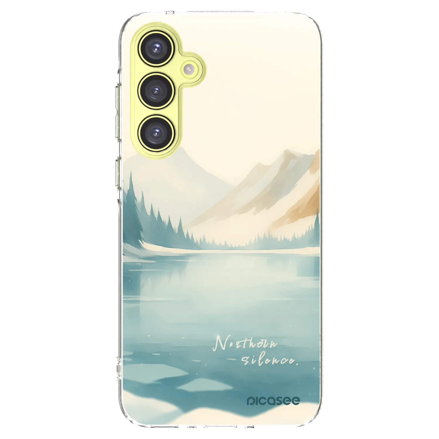 Picasee silikonska prozirna maskica za Samsung Galaxy A35 5G A356B - NOTHERN SILENCE