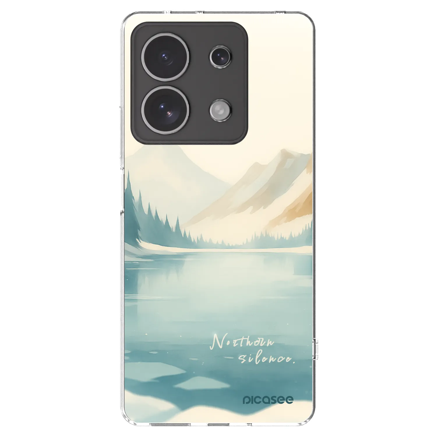 Picasee silikonska prozirna maskica za Xiaomi Redmi Note 13 4G - NOTHERN SILENCE