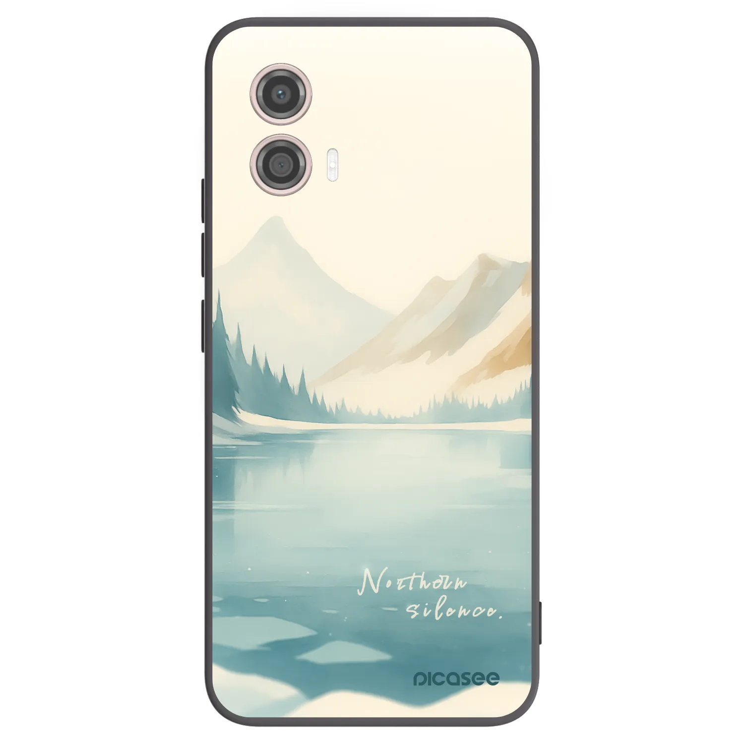 Picasee crna silikonska maskica za Motorola Moto G53 5G - NOTHERN SILENCE