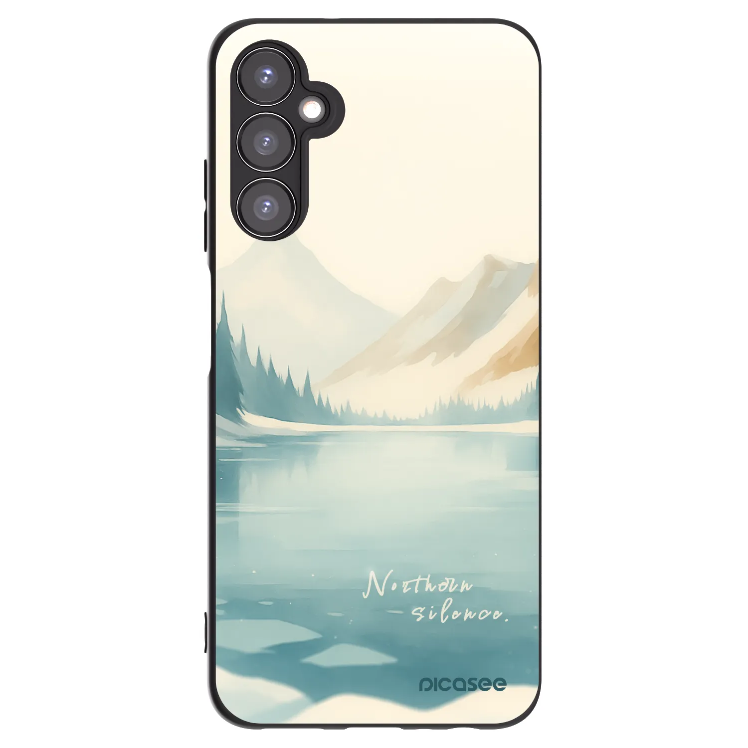 Picasee crna silikonska maskica za Samsung Galaxy A05s A057G - NOTHERN SILENCE