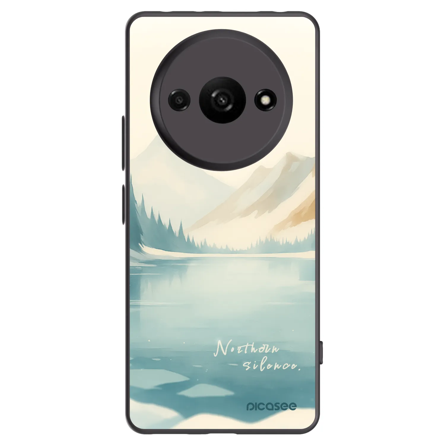 Picasee crna silikonska maskica za Xiaomi Redmi A3 - NOTHERN SILENCE