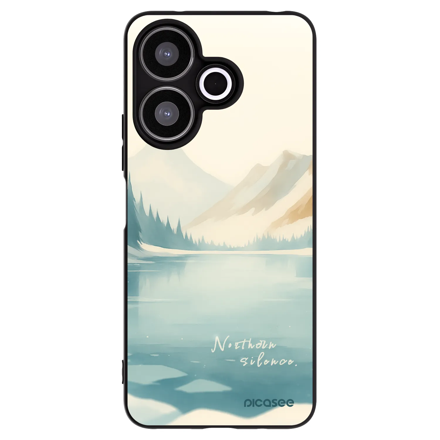 Picasee crna silikonska maskica za Xiaomi Redmi 13 4G - NOTHERN SILENCE