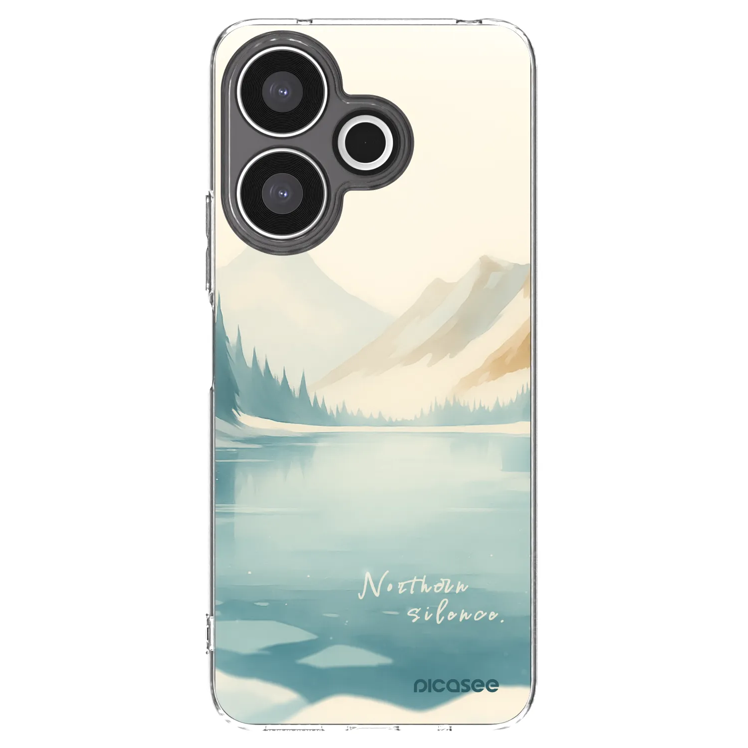 Picasee silikonska prozirna maskica za Xiaomi Redmi 13 4G - NOTHERN SILENCE