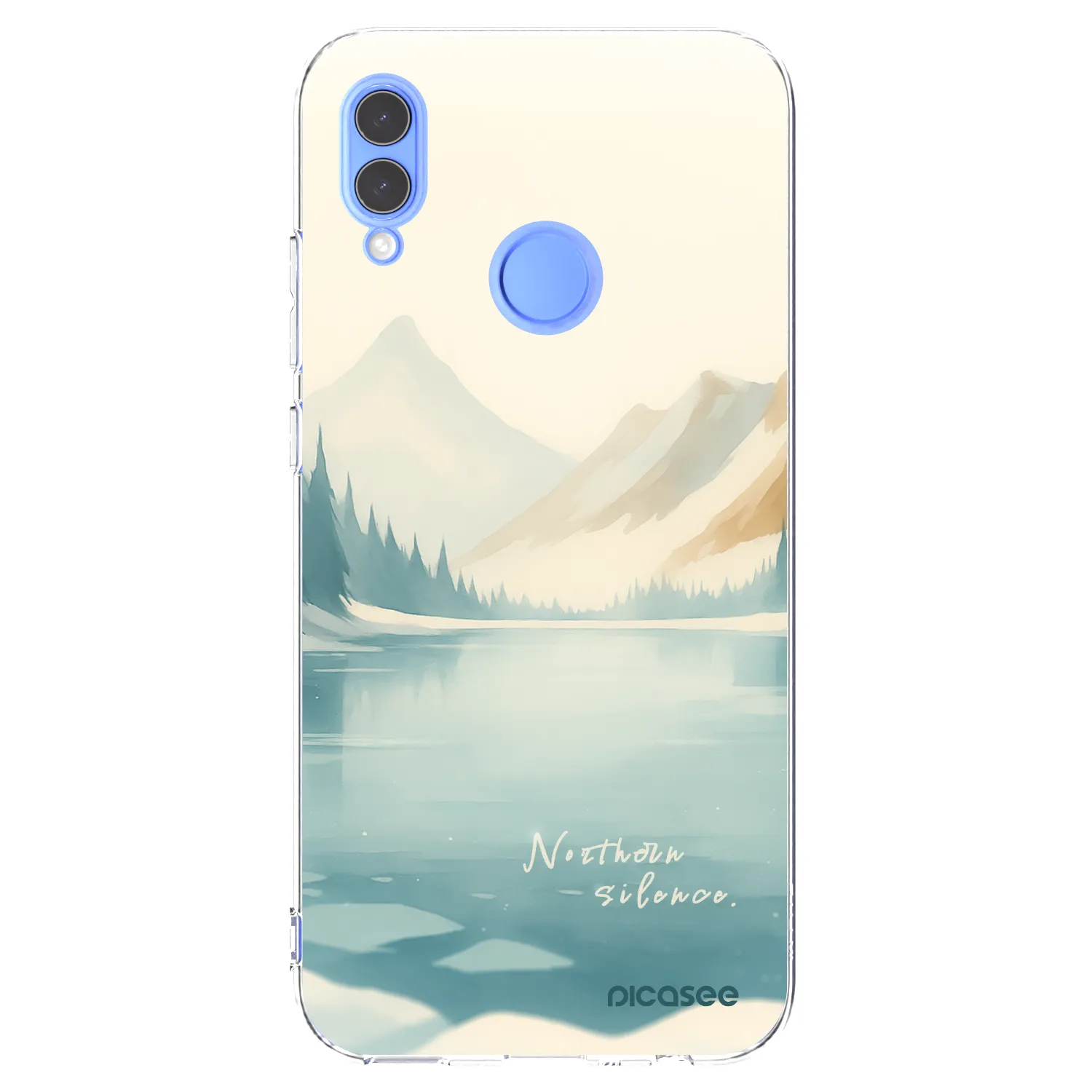 Picasee silikonska prozirna maskica za Honor 10 Lite - NOTHERN SILENCE