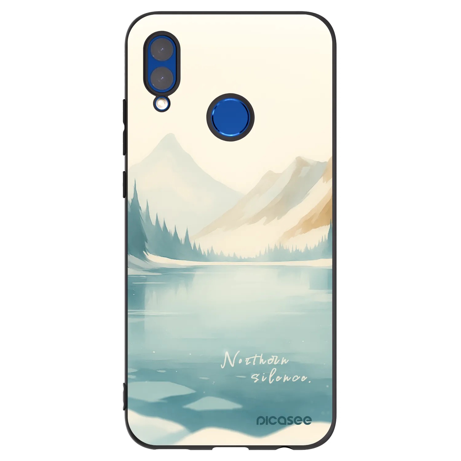 Picasee crna silikonska maskica za Honor 10 Lite - NOTHERN SILENCE