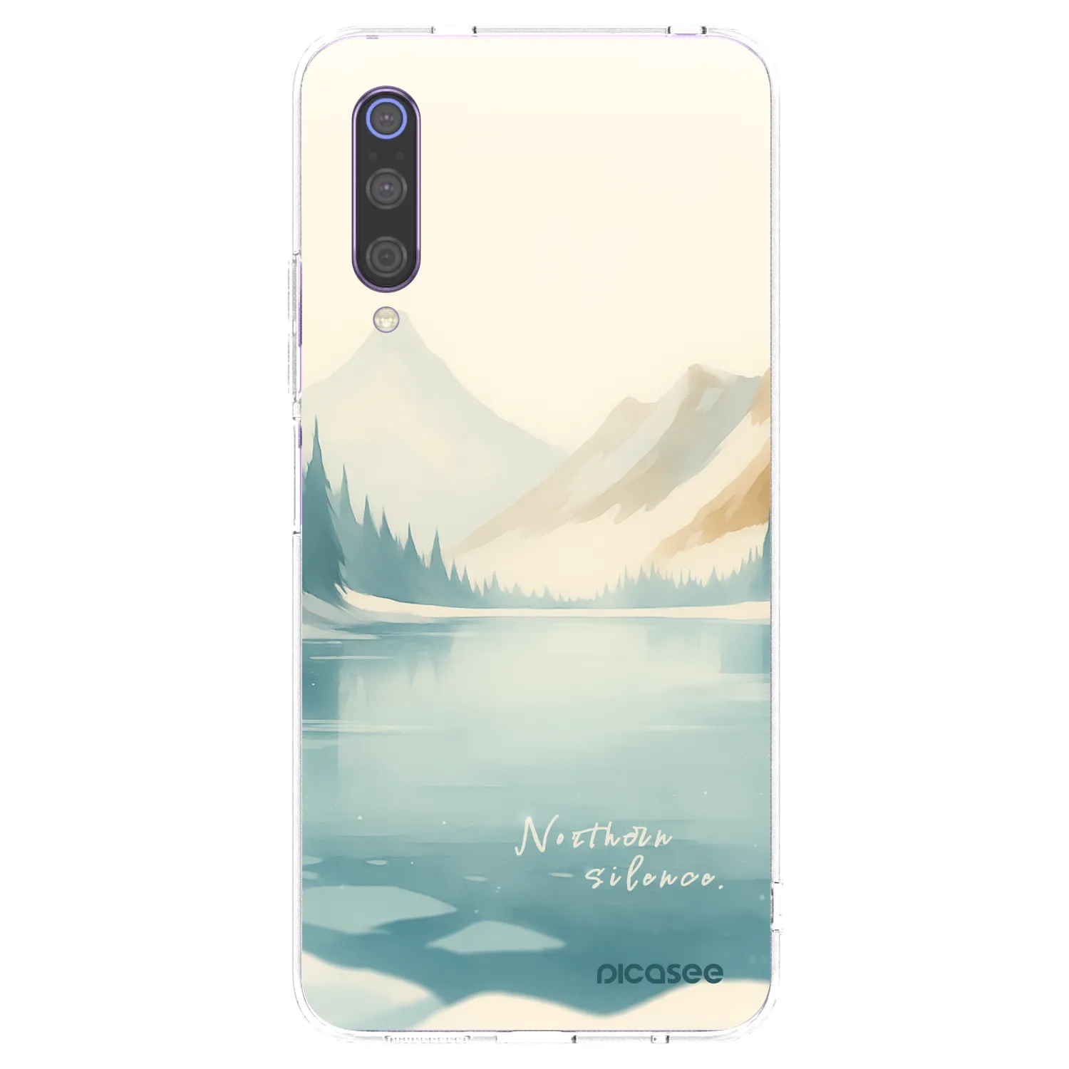 Picasee silikonska prozirna maskica za Xiaomi Mi 9 - NOTHERN SILENCE