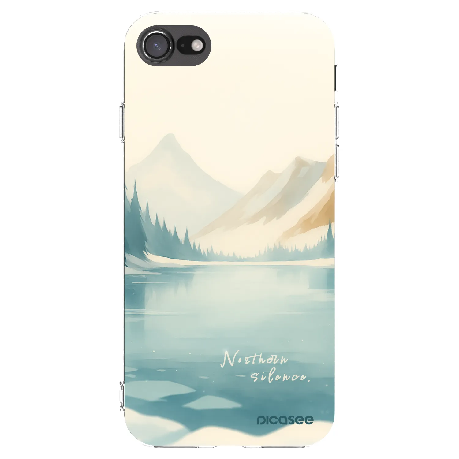 Picasee silikonska prozirna maskica za Apple iPhone 7 - NOTHERN SILENCE